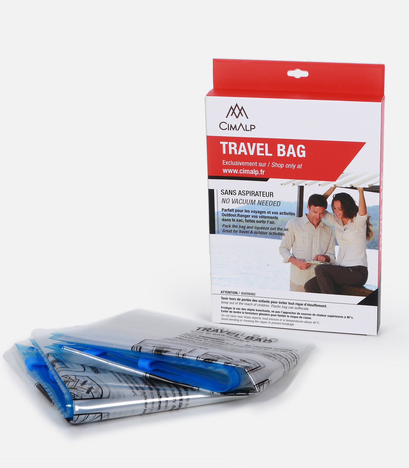cimalp-travel-bag-sac-compression-blanc-lot-de-4-anti-odeur image 1