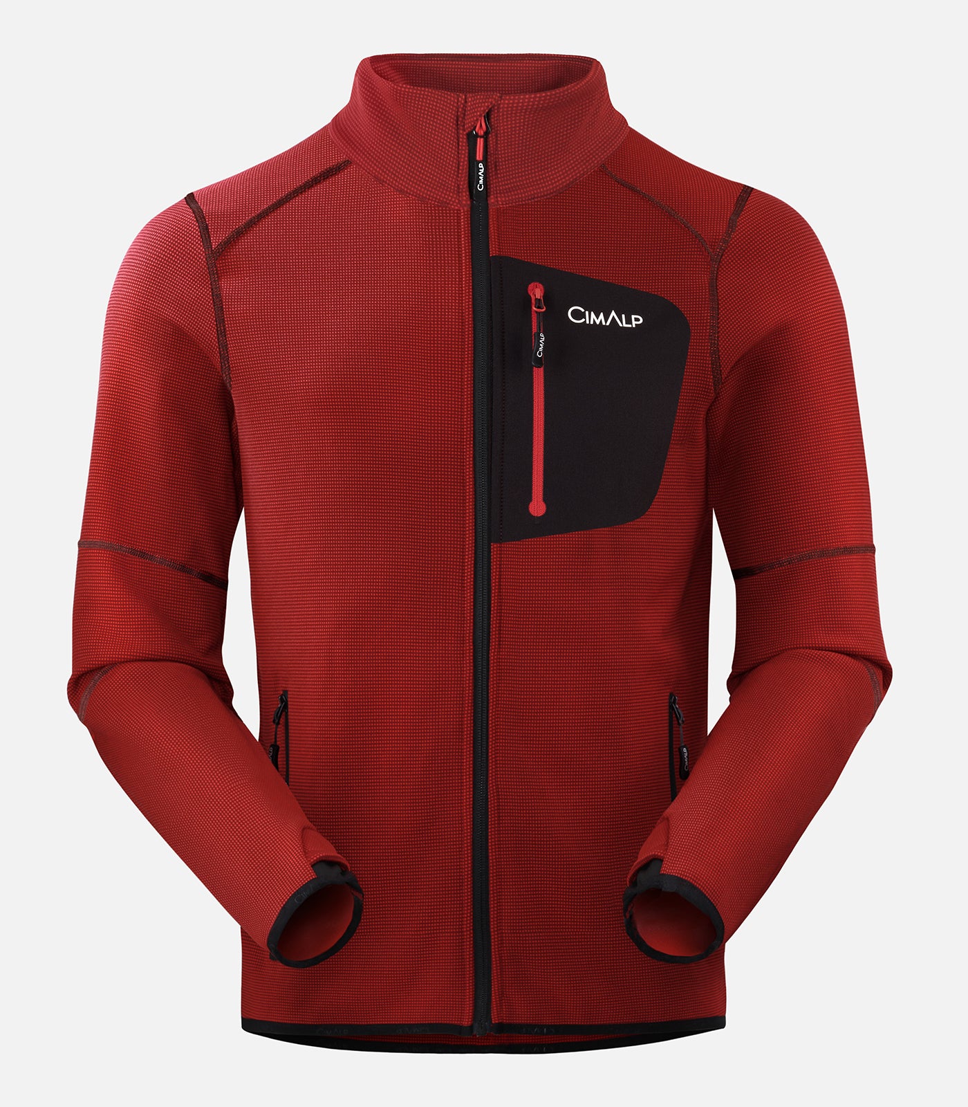 cimalp-brevent-2-h-polaire-homme-vert-fonc-stretch-paisse image 6