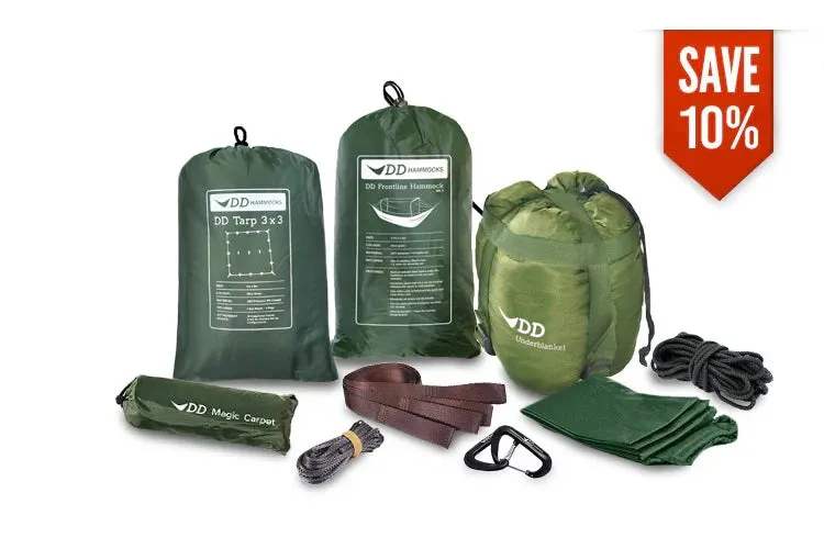 dd-hammocks-first-night-combo-kit-hamac-complet-olive-green image 1