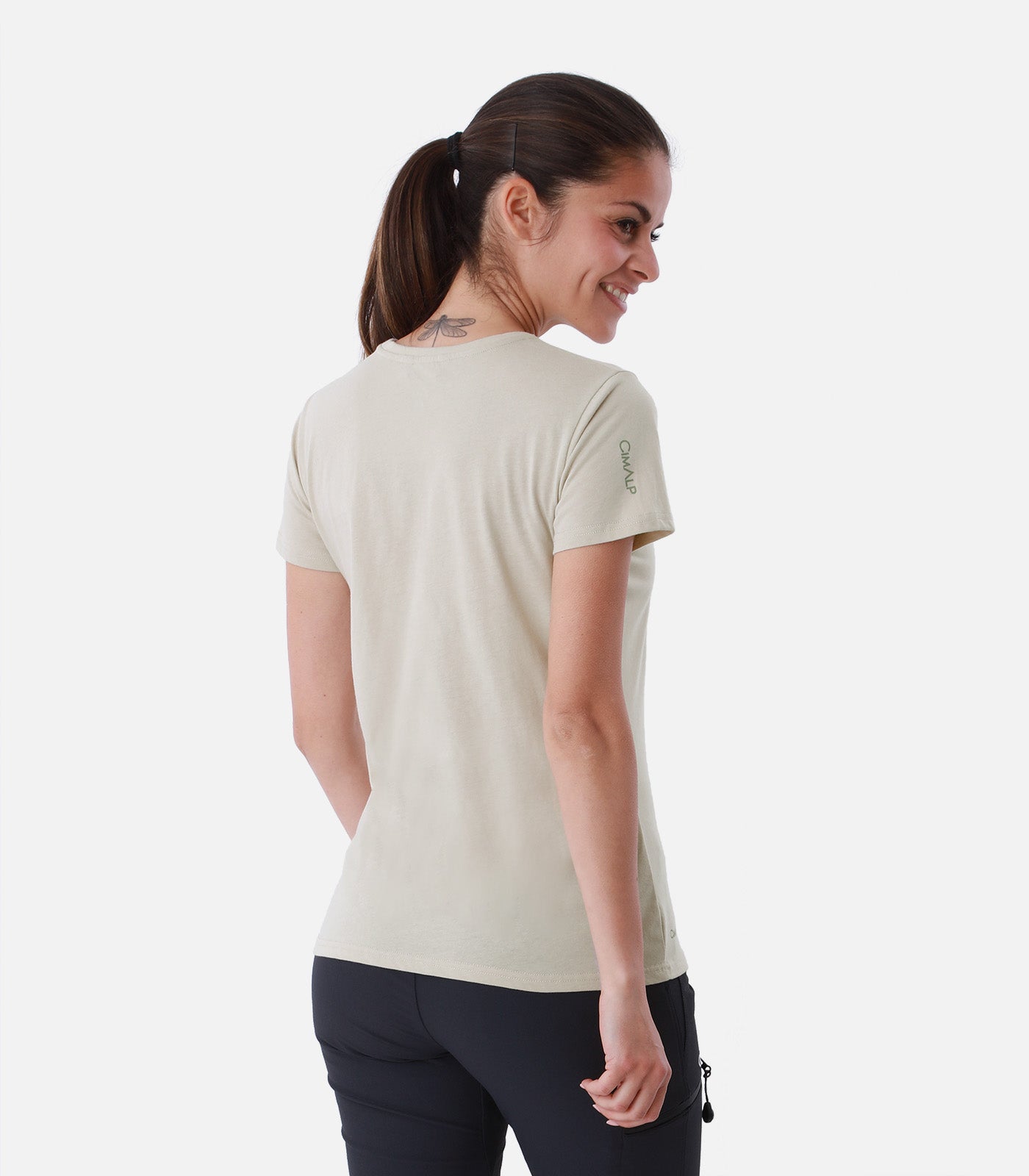 cimalp-map-2-f-t-shirt-rando-femme-beige-anti-uv image 4