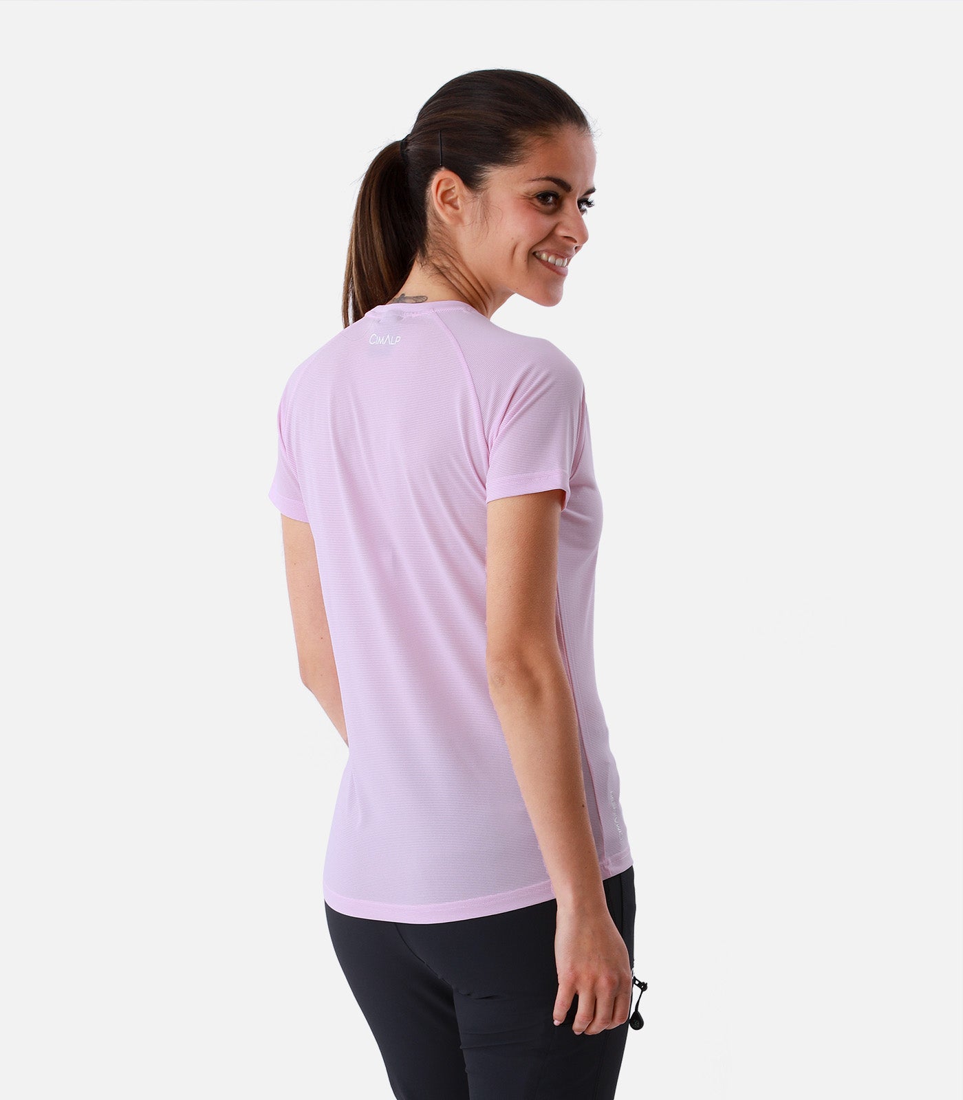 cimalp-elena-f-t-shirt-rando-femme-vert-respirant image 4