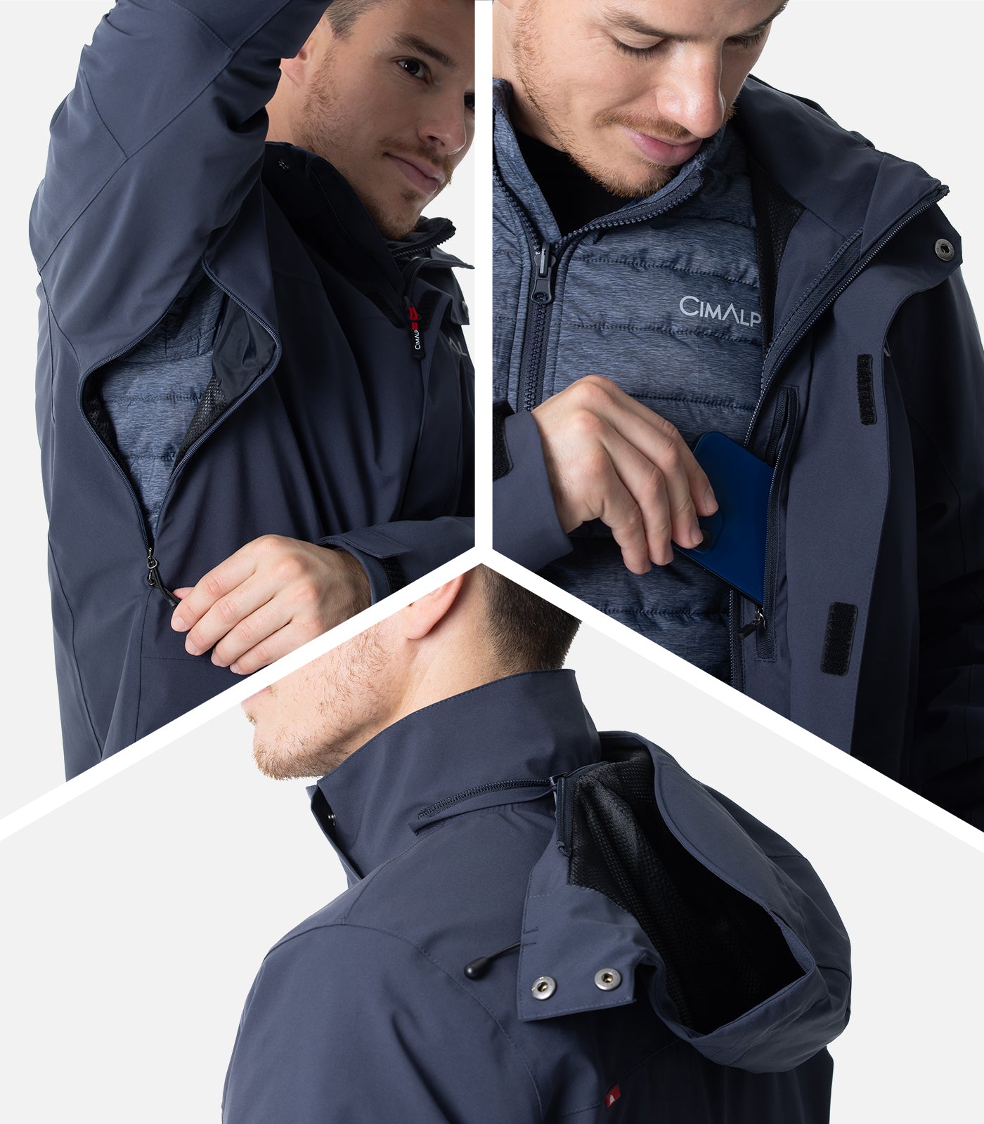 cimalp-climat-4-h-veste-imperm-able-marine-3-en-1-hiver image 7