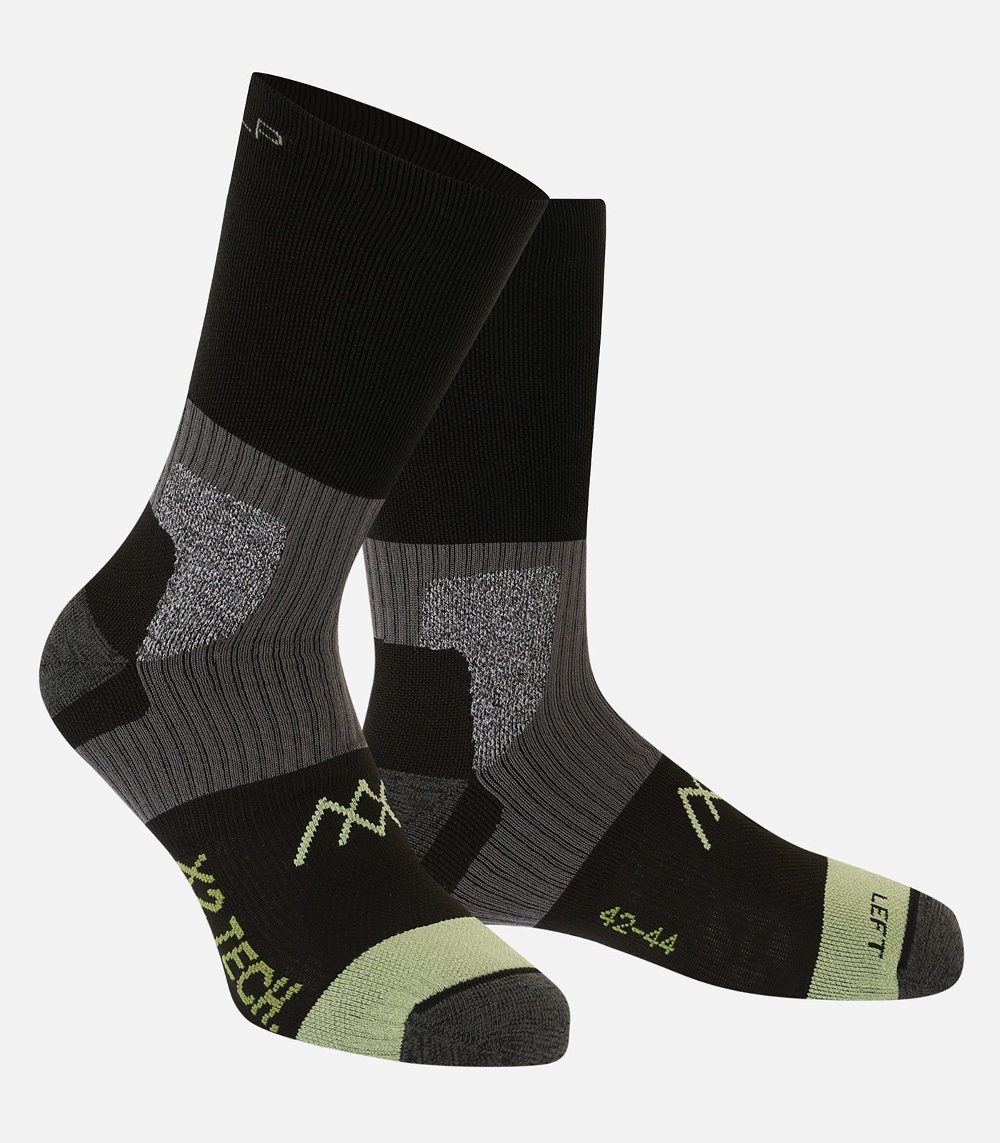 cimalp-x2-long-chaussettes-randonn-e-double-peau-noir-rouge image 7