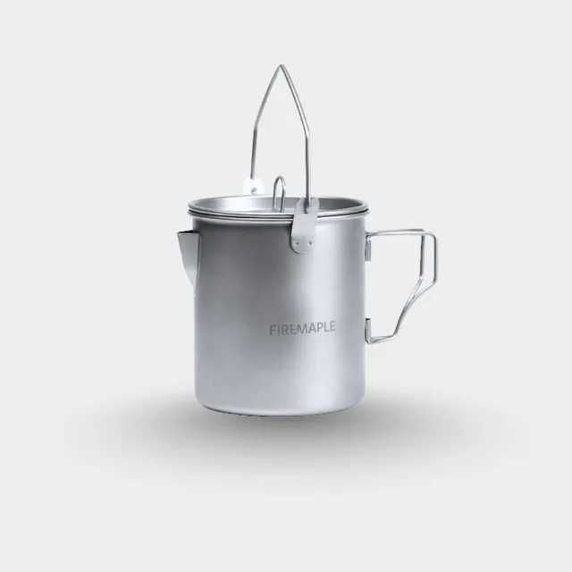 firemaple-alti-900ml-popote-titane-avec-couvercle image 1