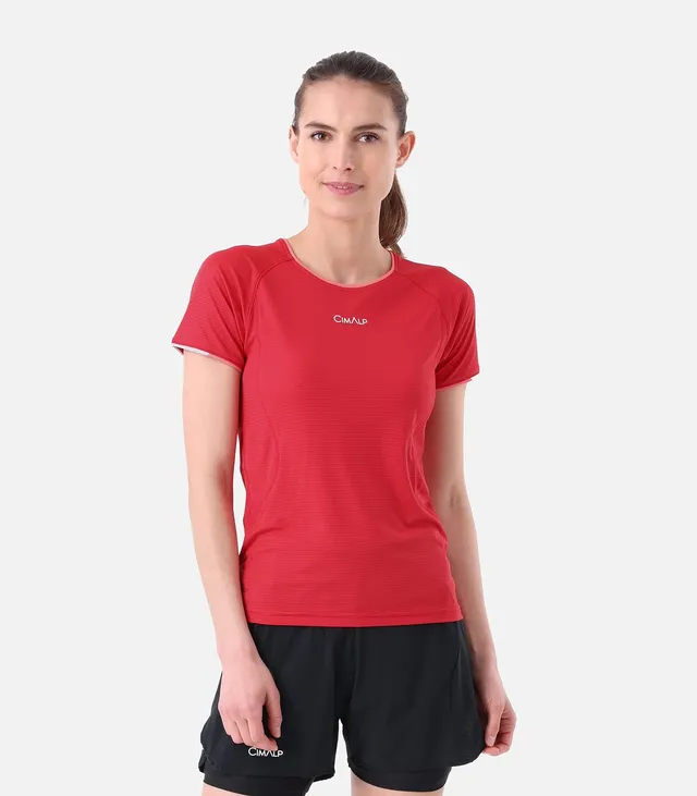 cimalp-boreon-3-f-t-shirt-trail-femme-vert-amande-respirant image 1