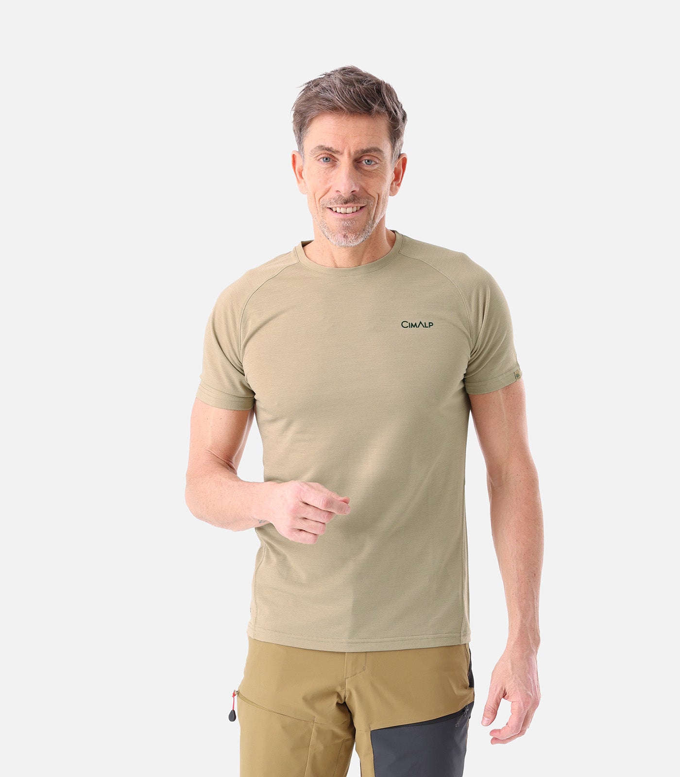 cimalp-clapier-3-h-t-shirt-randonn-e-homme-sable-m-rinos-respirant image 8