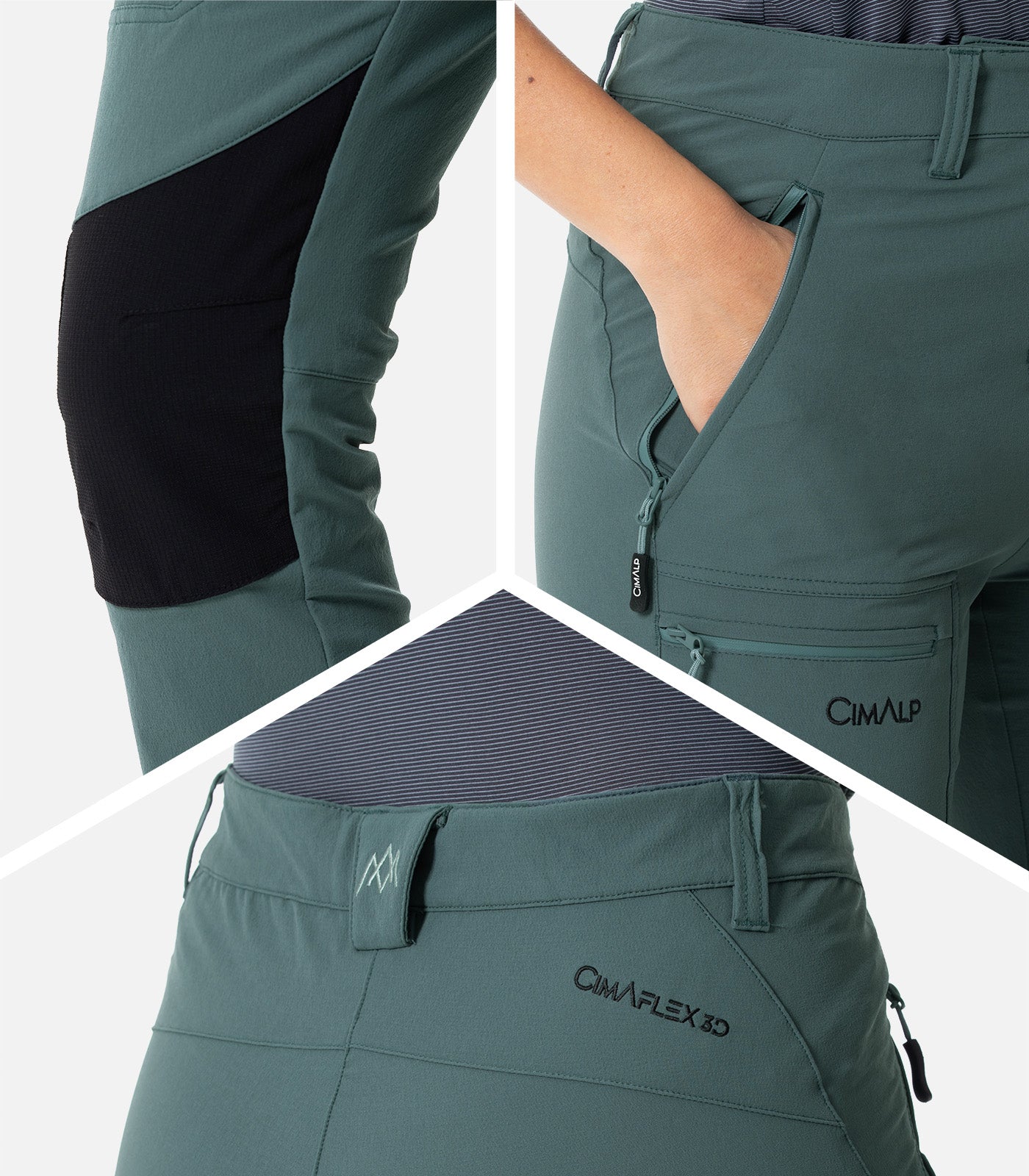 cimalp-explore-4-f-pantalon-rando-femme-kaki-renforts image 6