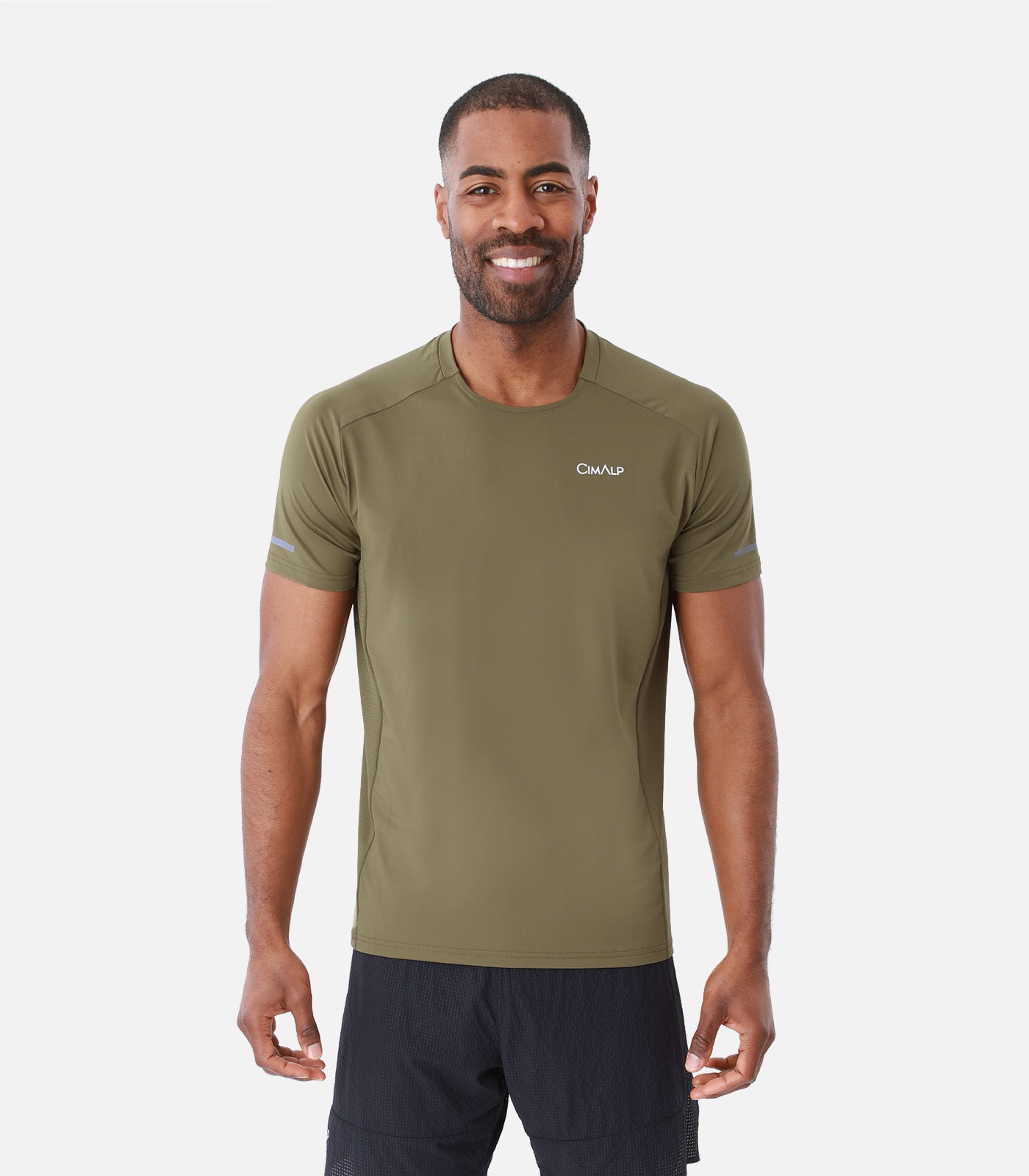 cimalp-denali-h-t-shirt-randonn-e-homme-olive-respirant image 1