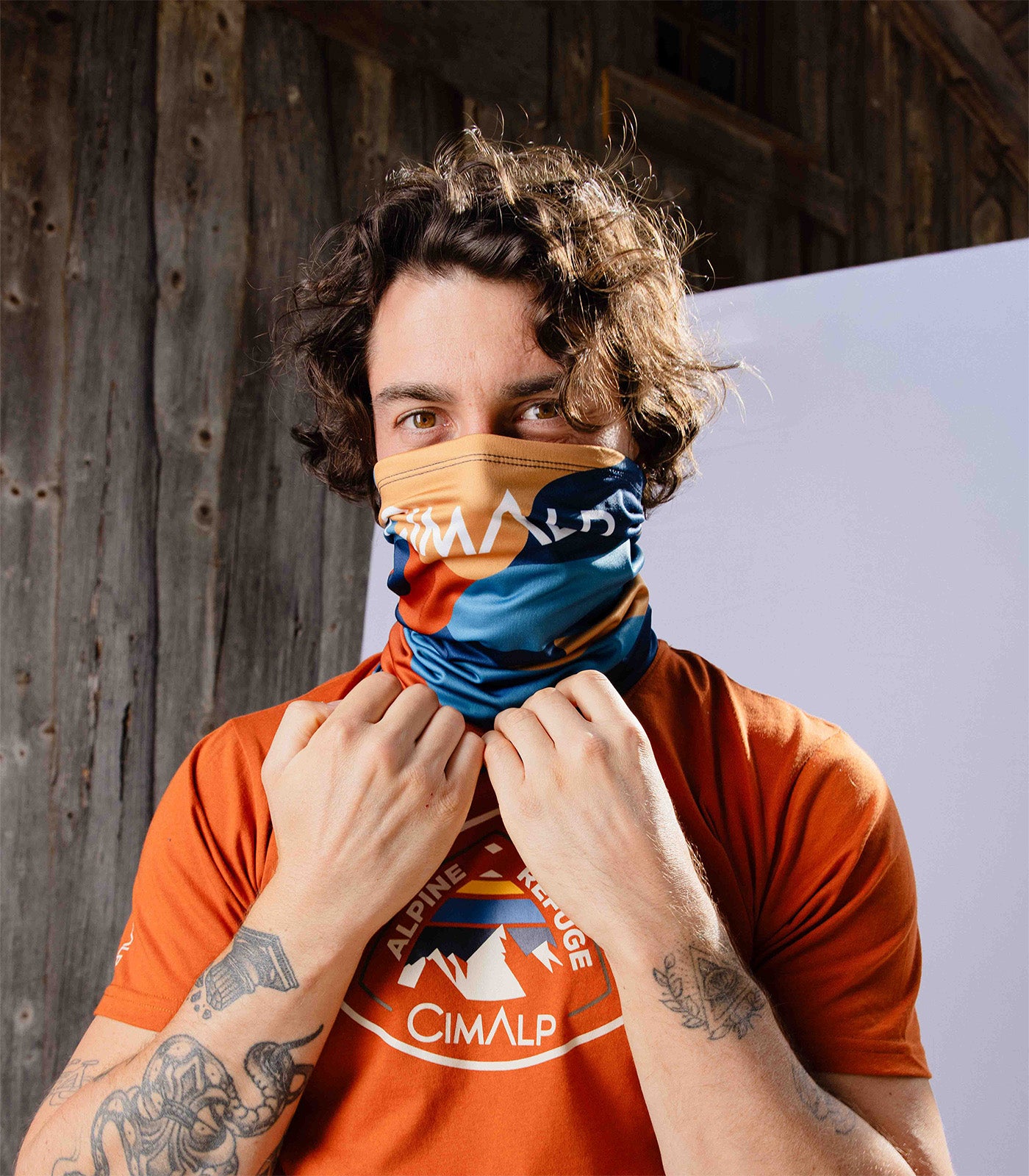 cimalp-cimet-tour-de-cou-polaire-marron-u-chaud-hiver image 3
