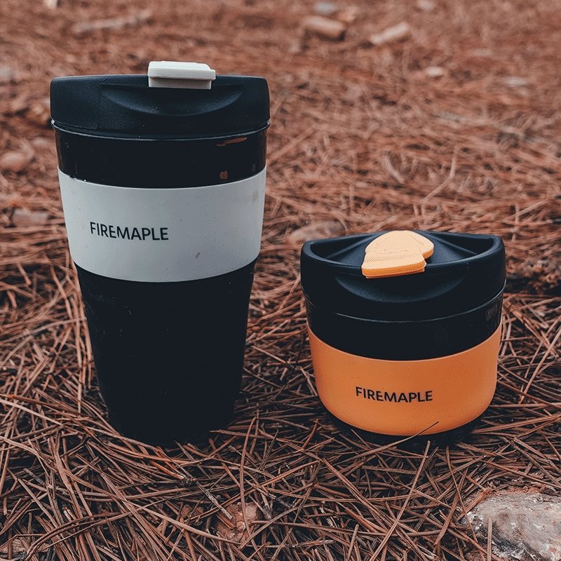 firemaple-tasse-silicone-pliable-350ml-orange image 4