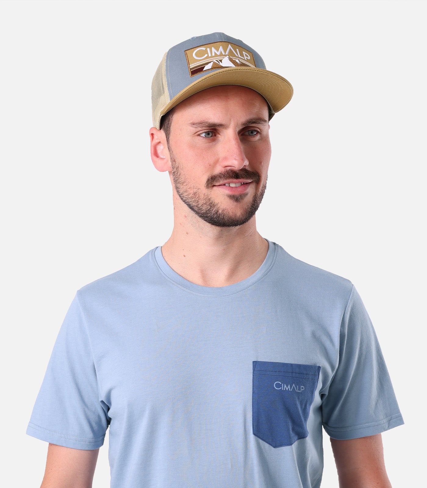 cimalp-mount-h-t-shirt-randonn-e-bleu-nuit-coton-anti-odeurs-upf30 image 4