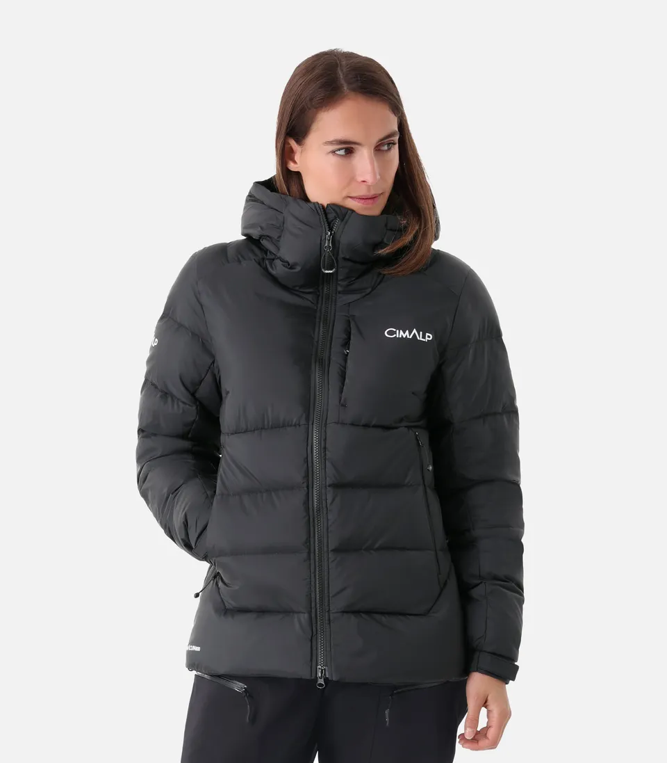 cimalp-khumbu-f-doudoune-femme-noir-m-plumes-chaud image 1