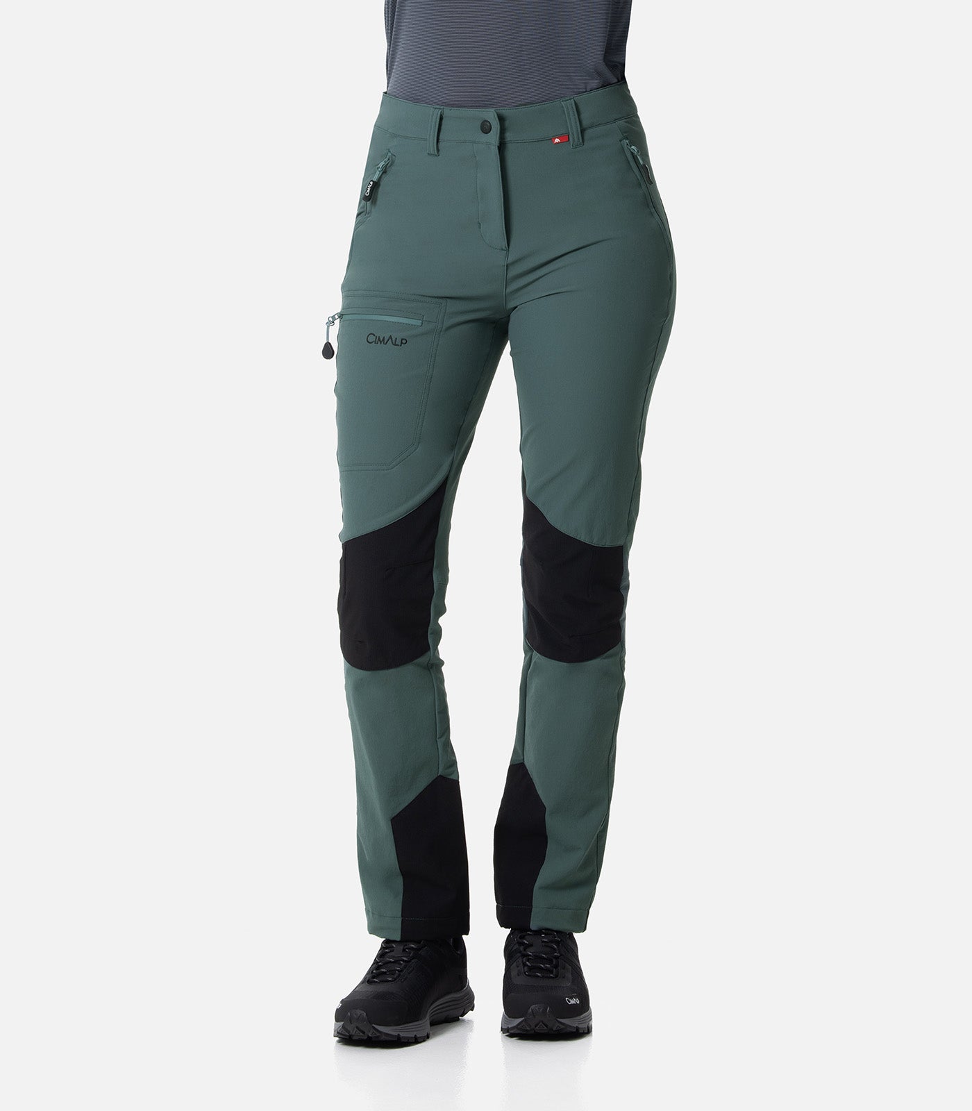 cimalp-explore-4-f-pantalon-rando-femme-kaki-renforts image 1