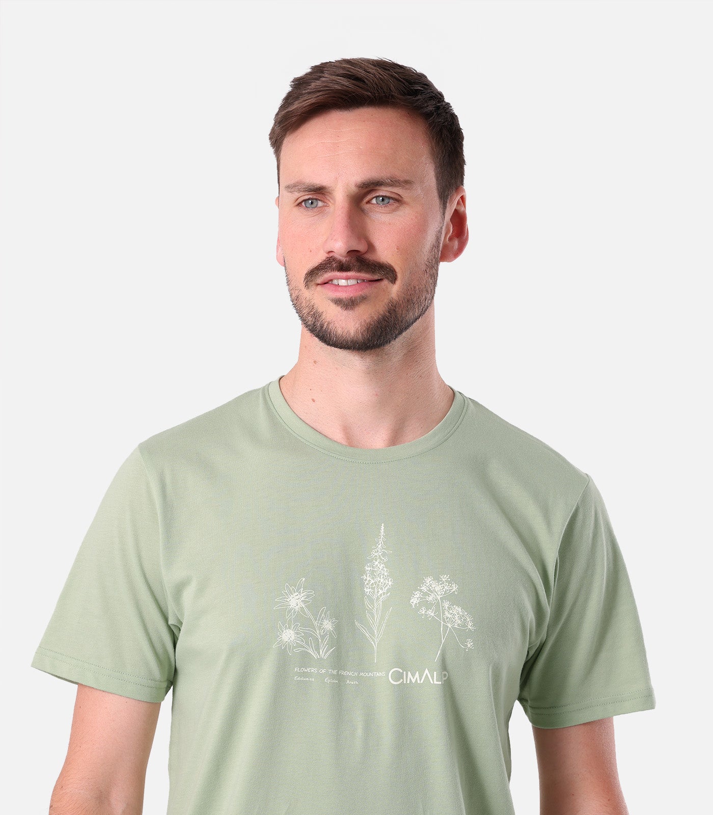 cimalp-herbier-h-t-shirt-randonn-e-homme-kaki-anti-odeur image 5