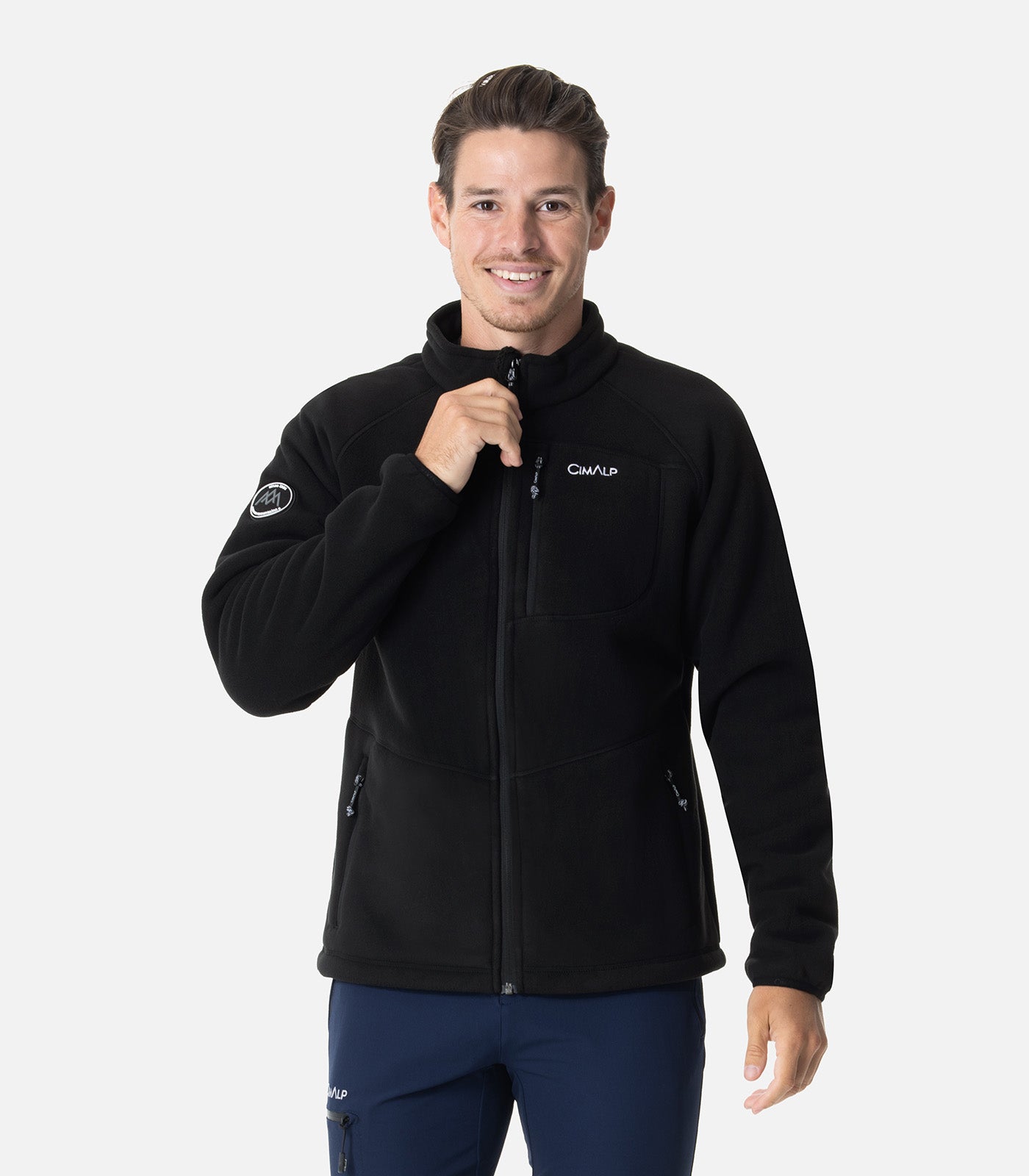 cimalp-canada-6-h-veste-polaire-homme-noir-extra-warm image 1