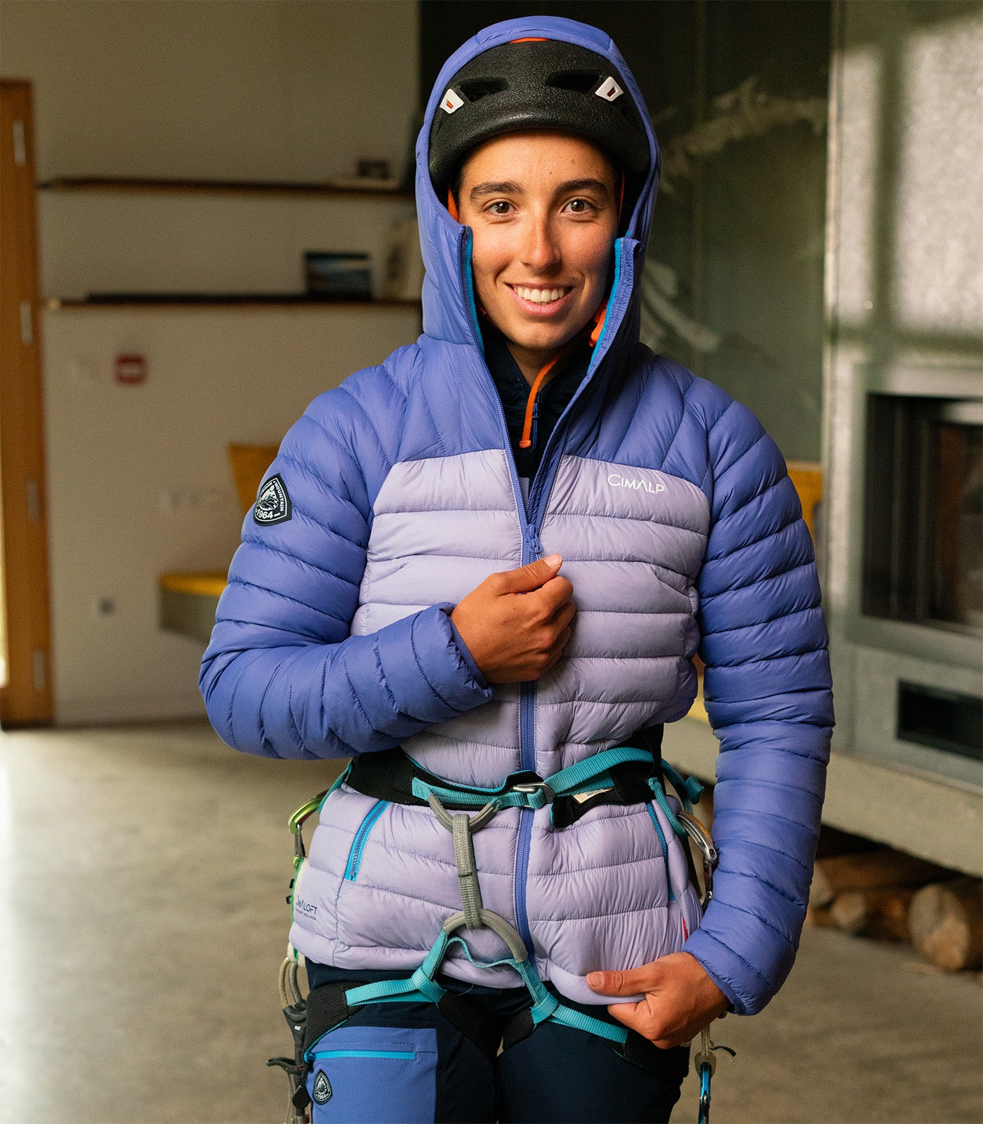 cimalp-morzine-doudoune-femme-lavande-capuche-chaude image 6