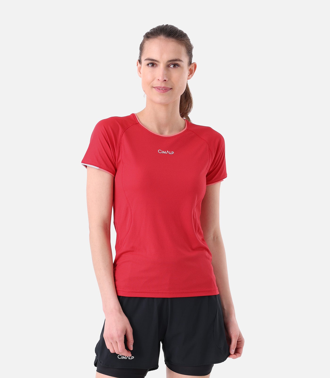 cimalp-boreon-3-f-t-shirt-trail-femme-vert-amande-respirant image 1