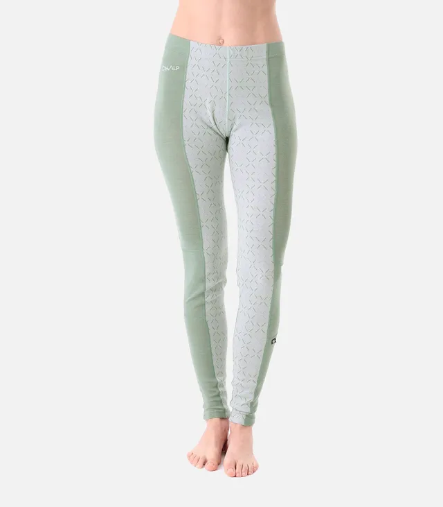 cimalp-wool-pant-f-collant-m-rinos-femme-vert-chaud image 1
