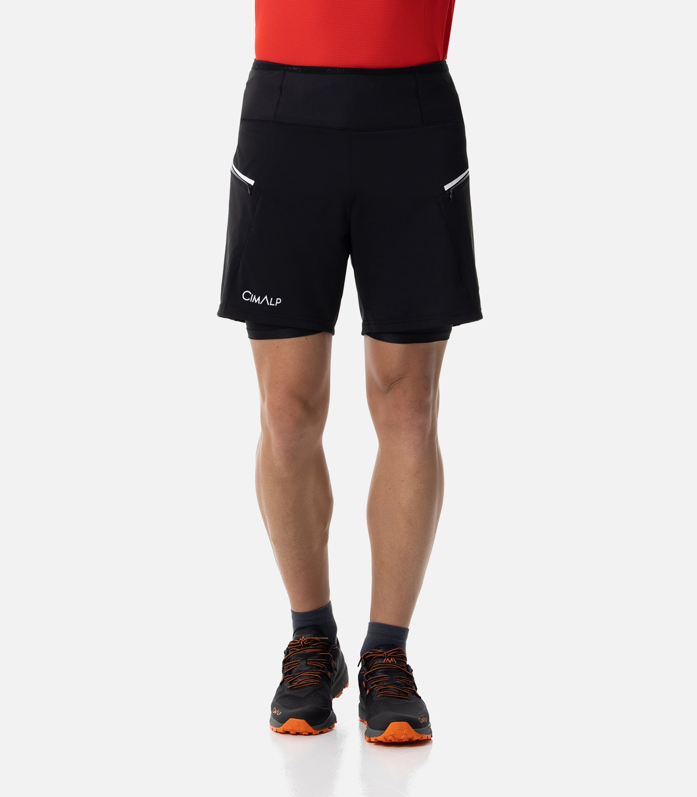cimalp-aoste-2-h-short-trail-noir-stretch-homme image 1