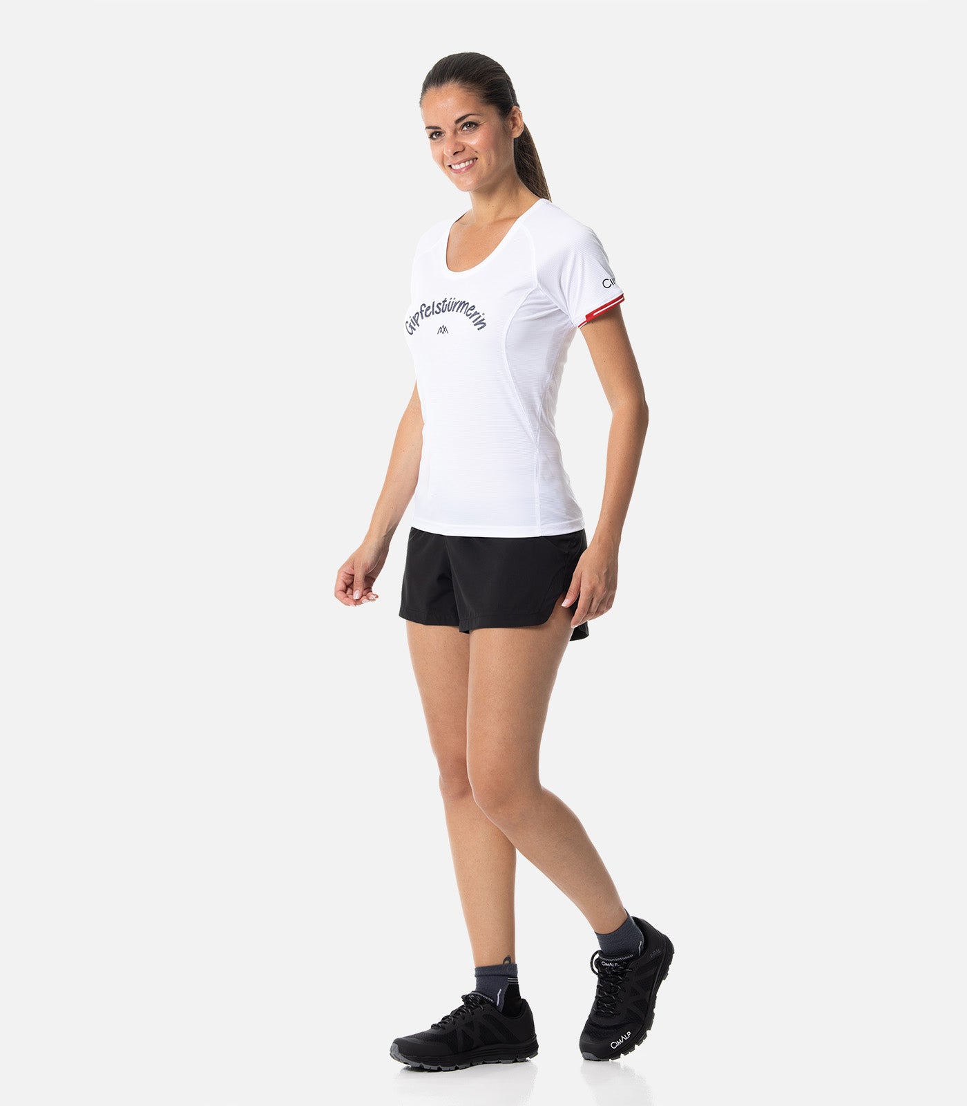 cimalp-german-montagnard-t-shirt-trail-femme-blanc-75g image 3