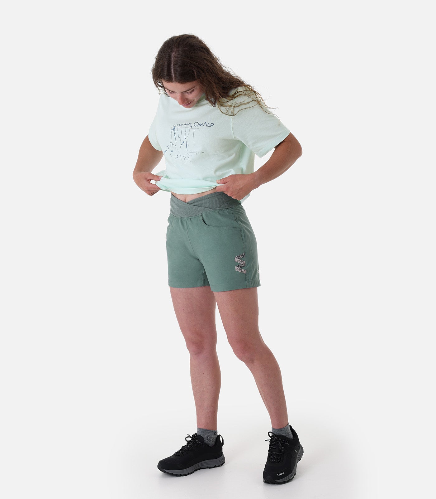 cimalp-ossau-f-short-escalade-femme-bleu-stretch image 8
