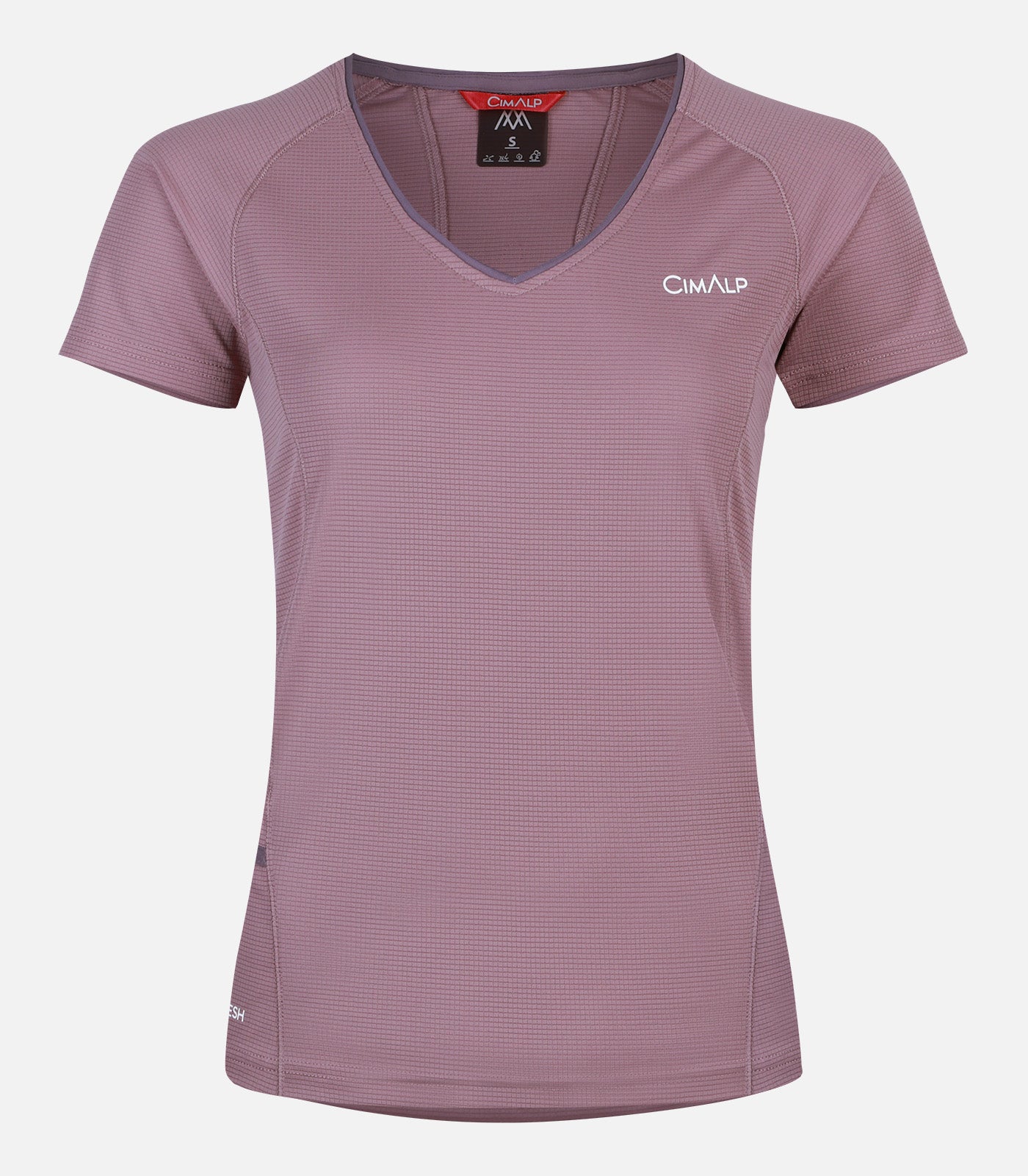 cimalp-boreon-2-f-t-shirt-trail-femme-vert-amande image 2