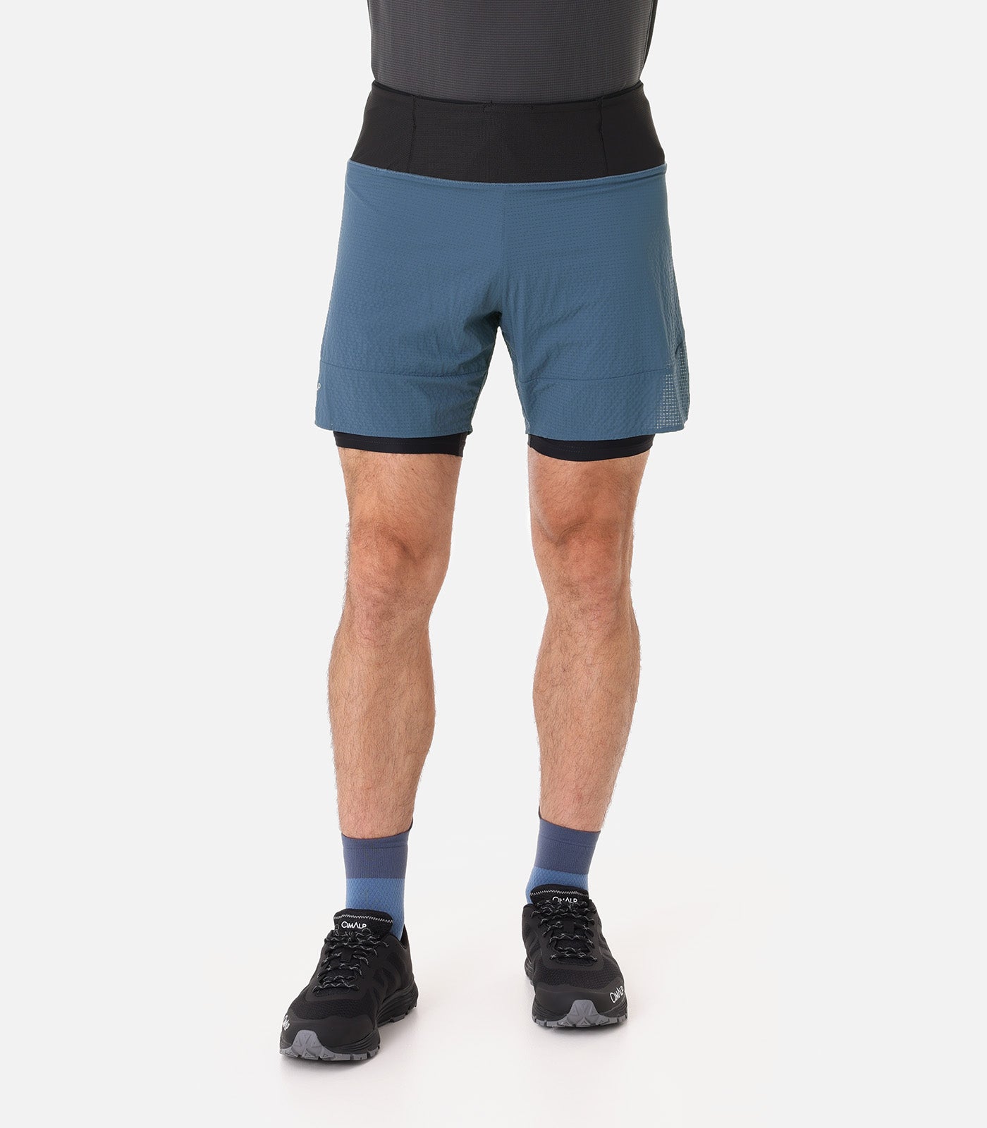 cimalp-lavaredo-h-short-trail-homme-2-en-1-noir-s-chage-rapide image 1