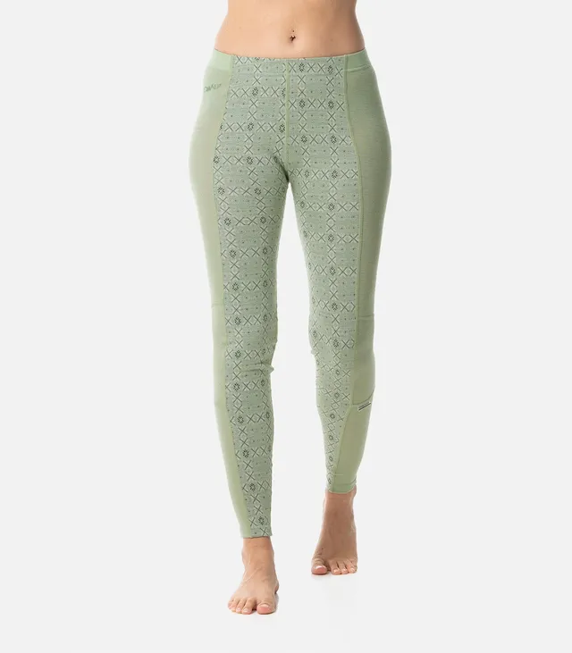 cimalp-wool-pant-f-collant-thermique-vert-m-rinos-femme image 1