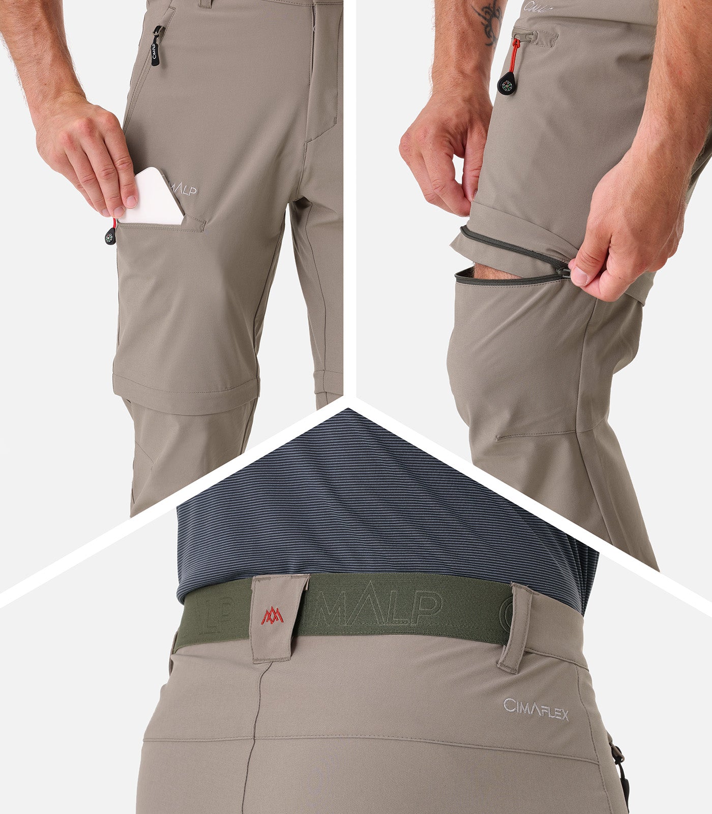cimalp-arcalod-h-pantalon-randonn-e-homme-convertible-beige image 5