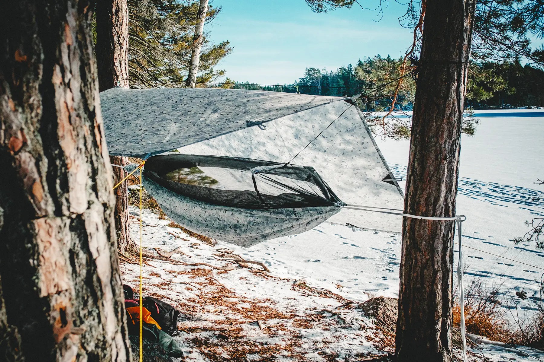 dd-frontline-hamac-winter-mc-camouflage-neige-moustiquaire image 8