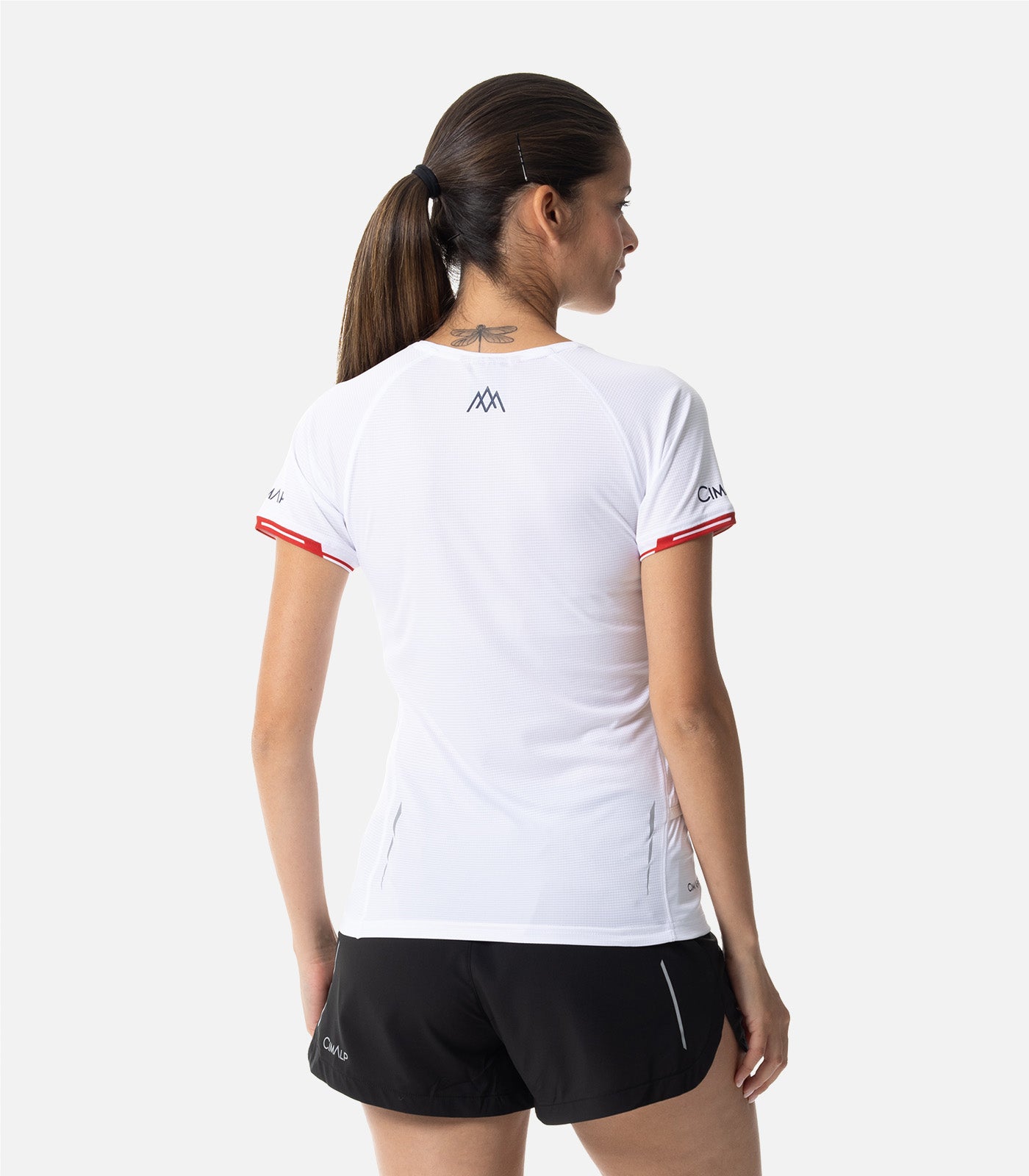 cimalp-german-montagnard-t-shirt-trail-femme-blanc-75g image 4