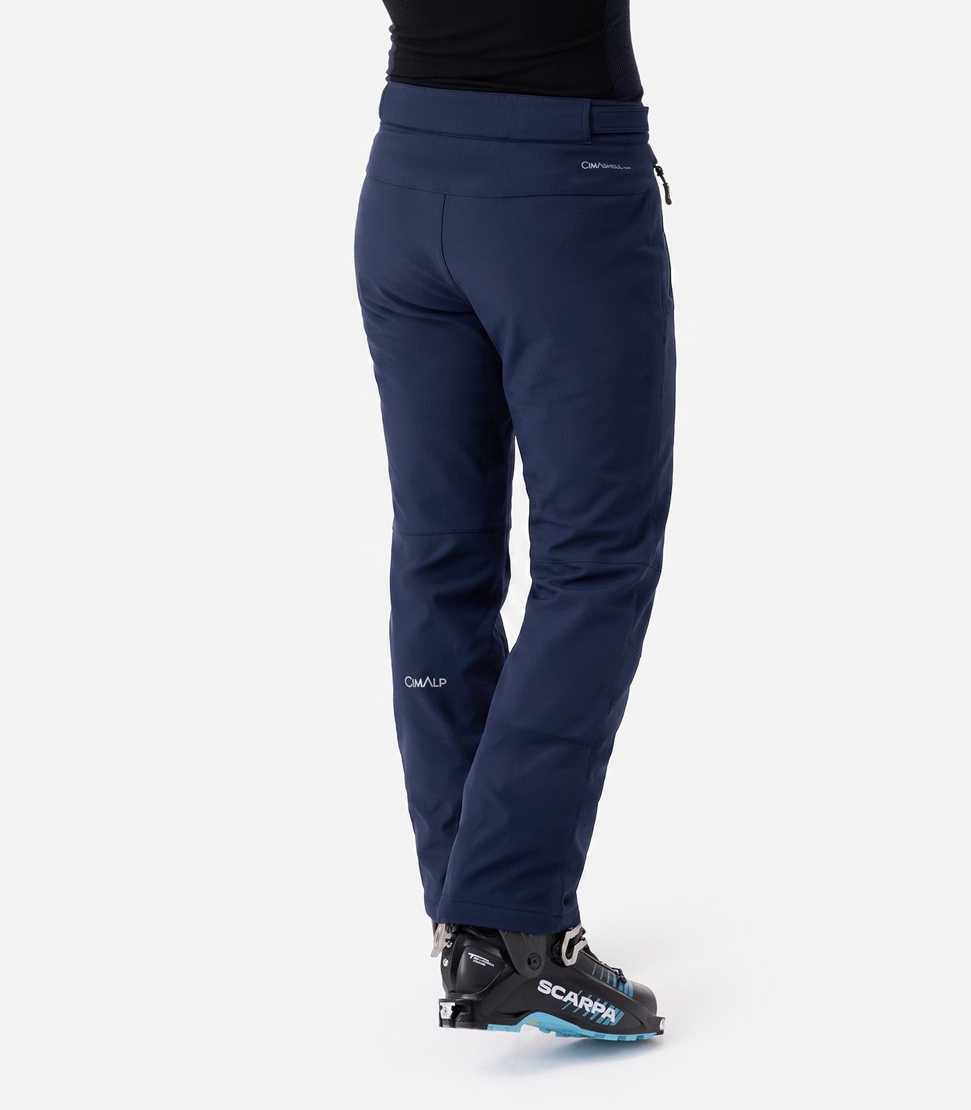 cimalp-snow-pant-court-4-h-pantalon-de-ski-homme-noir-court image 4