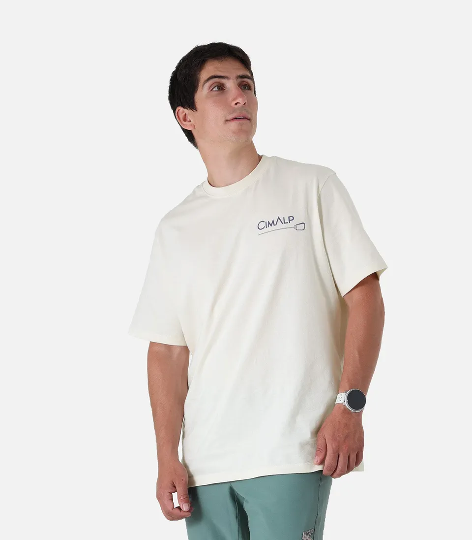cimalp-rope-t-shirt-escalade-homme-beige-coton image 1