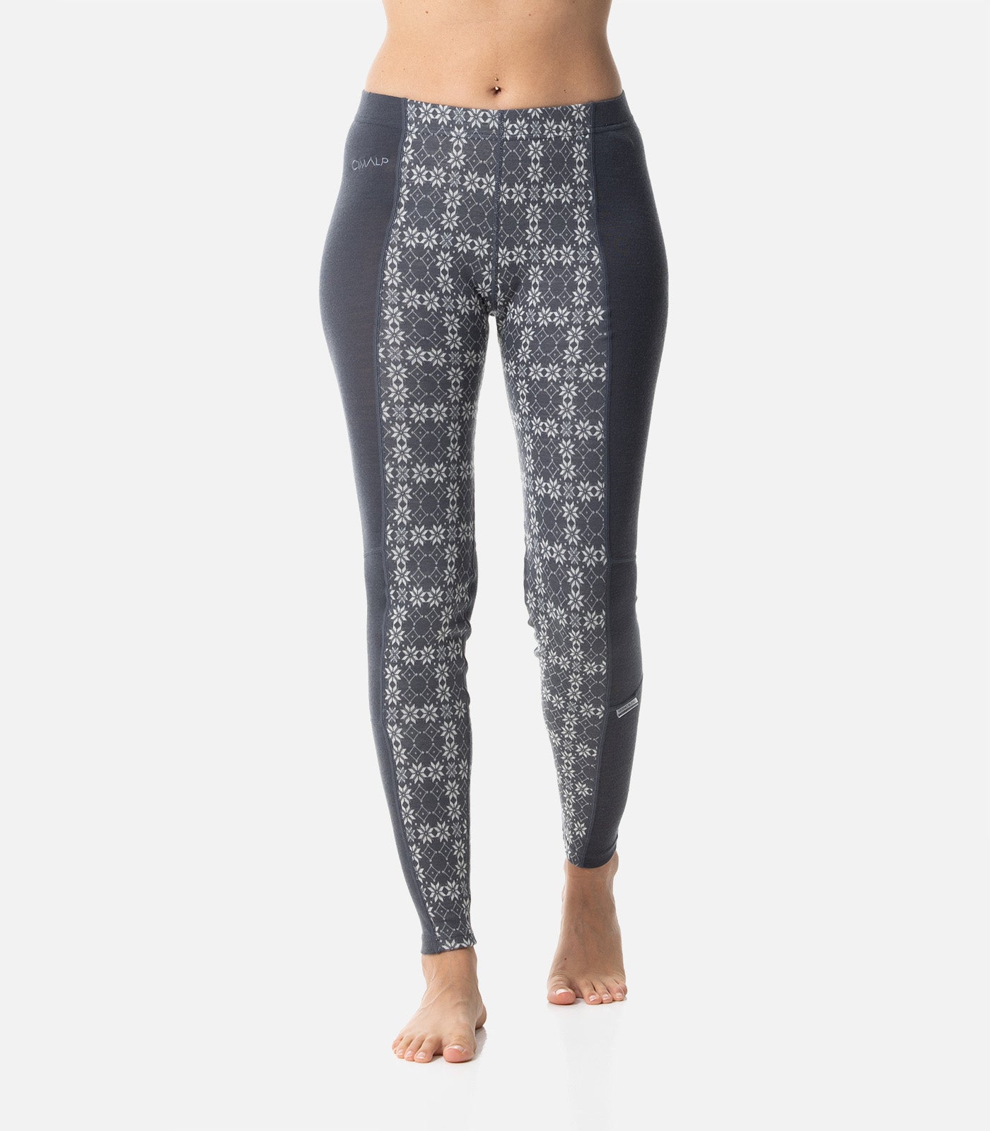 cimalp-wool-pant-f-collant-thermique-vert-m-rinos-femme image 7