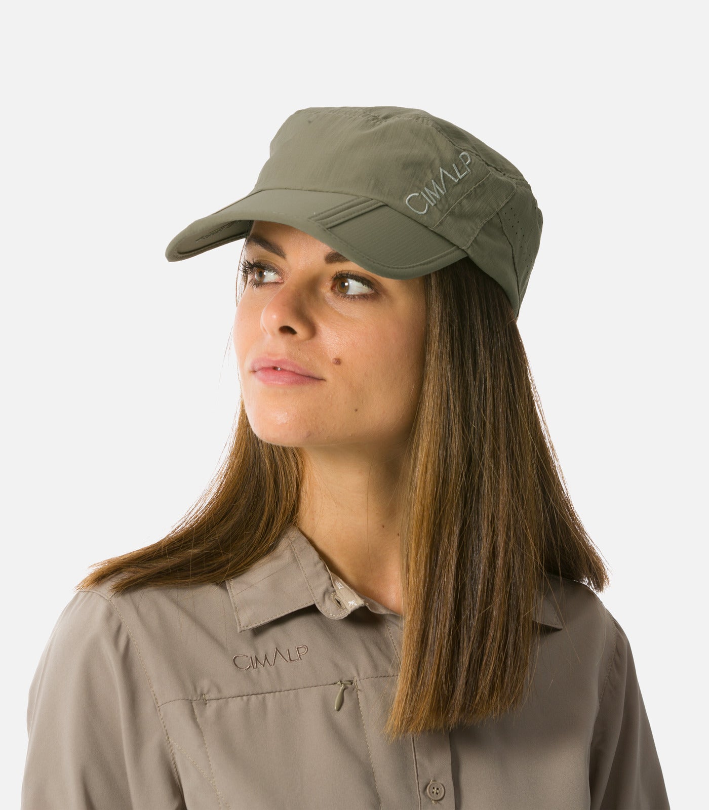 cimalp-fold-casquette-anti-moustiques-pliable-kaki-upf40 image 6