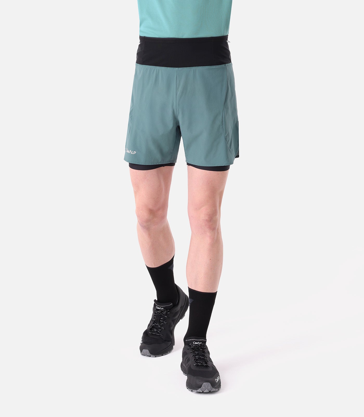 cimalp-lavaredo-2-h-short-trail-homme-2-en-1-noir image 1