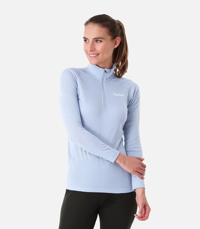 cimalp-warm-zip-5-f-haut-thermique-noir-demi-zip image 1