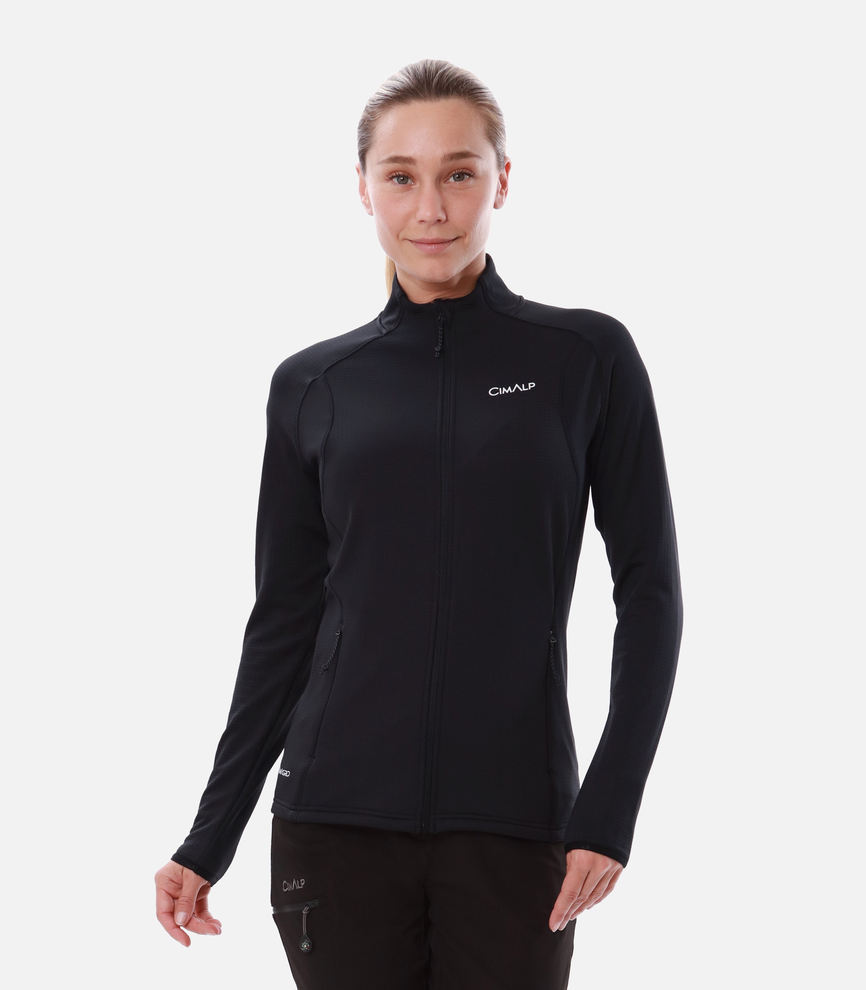 cimalp-bisanne-f-veste-polaire-femme-rouge-respirante image 1