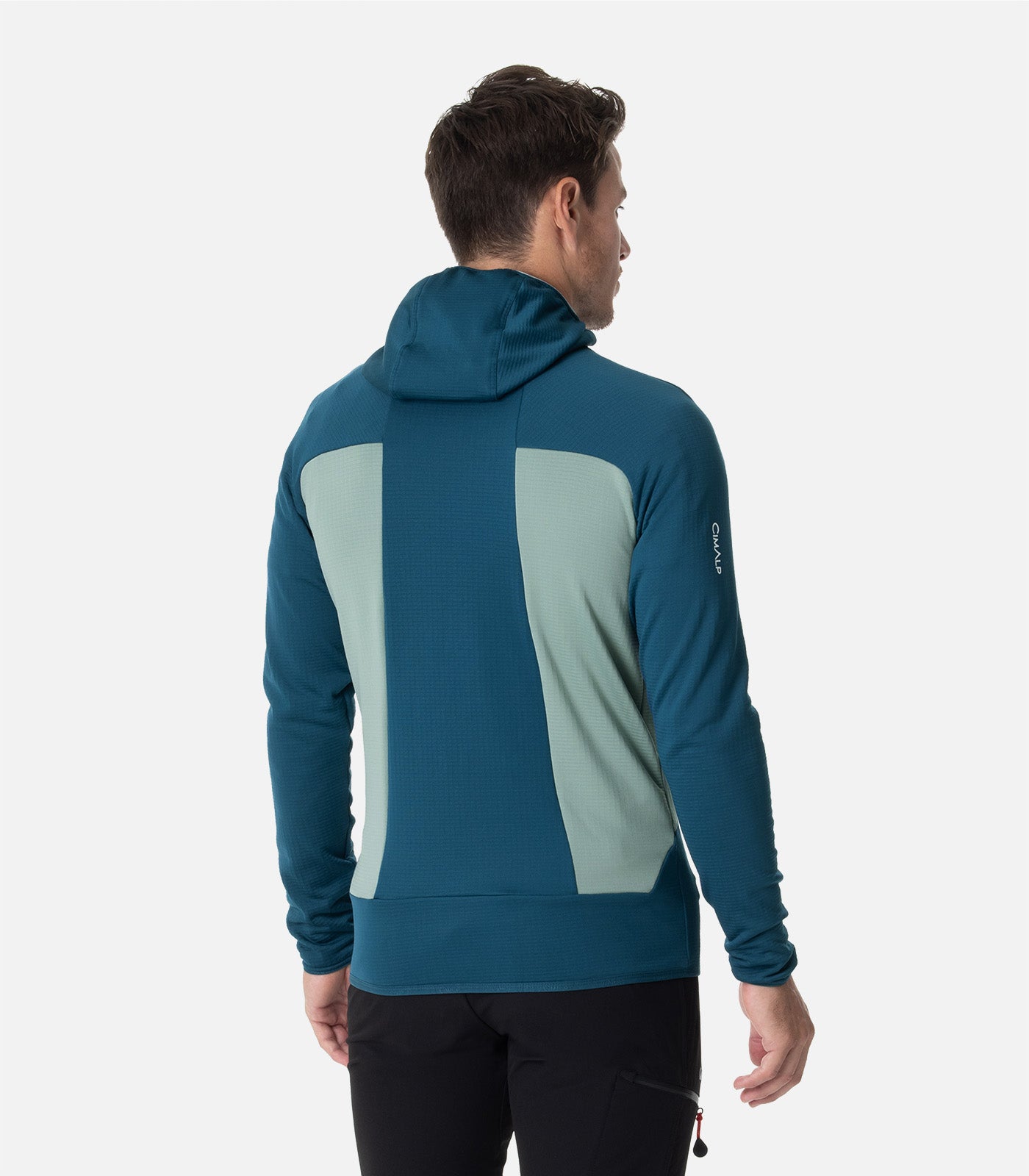 cimalp-whymper-2-h-polaire-homme-bleu-vert-respirante image 4