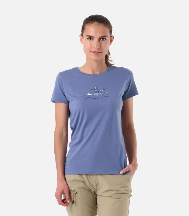 cimalp-alpinist-2-f-t-shirt-randonn-e-femme-bleu image 1