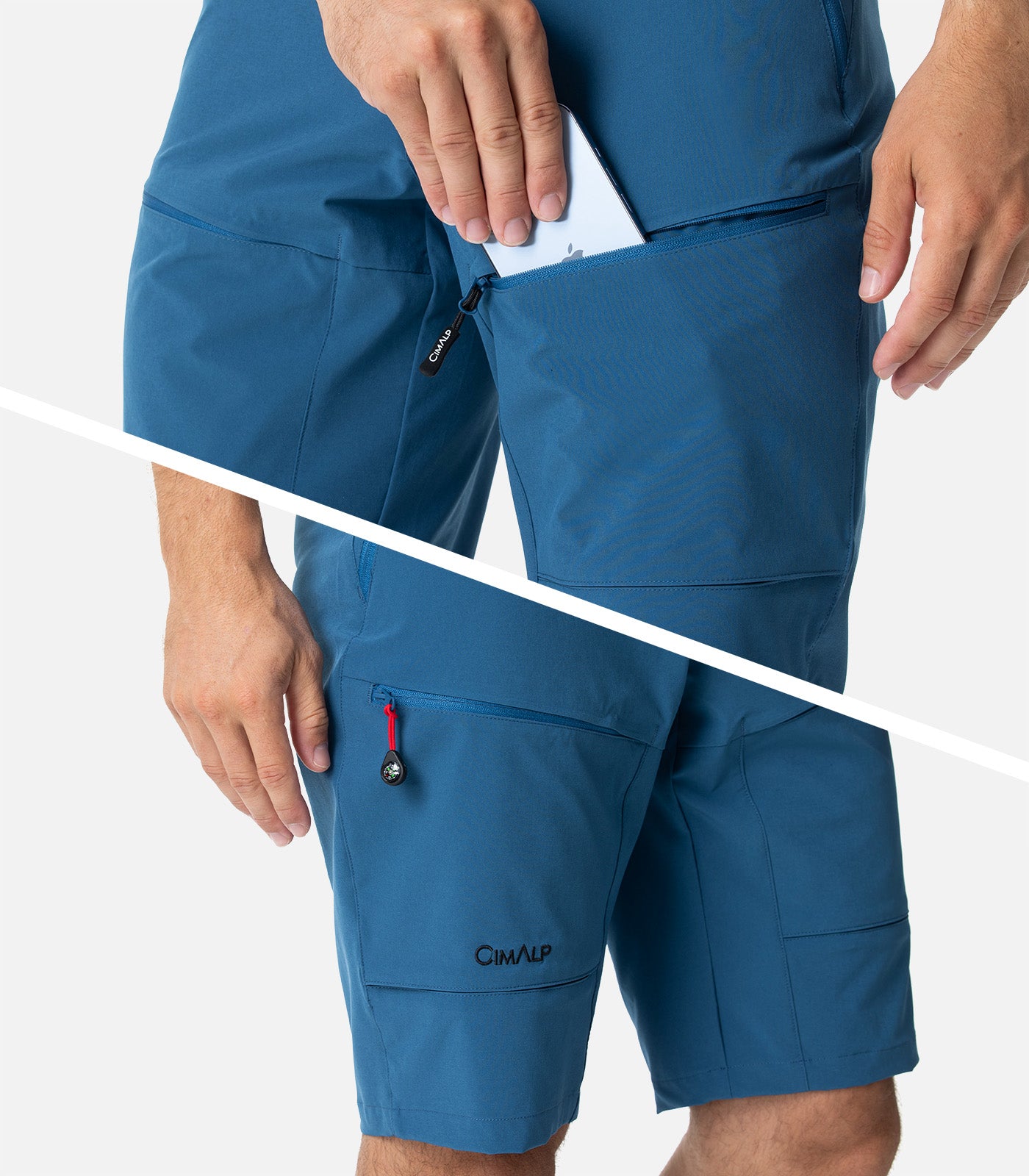 cimalp-galibier-long-3-h-short-randonn-e-homme-beige-stretch image 5