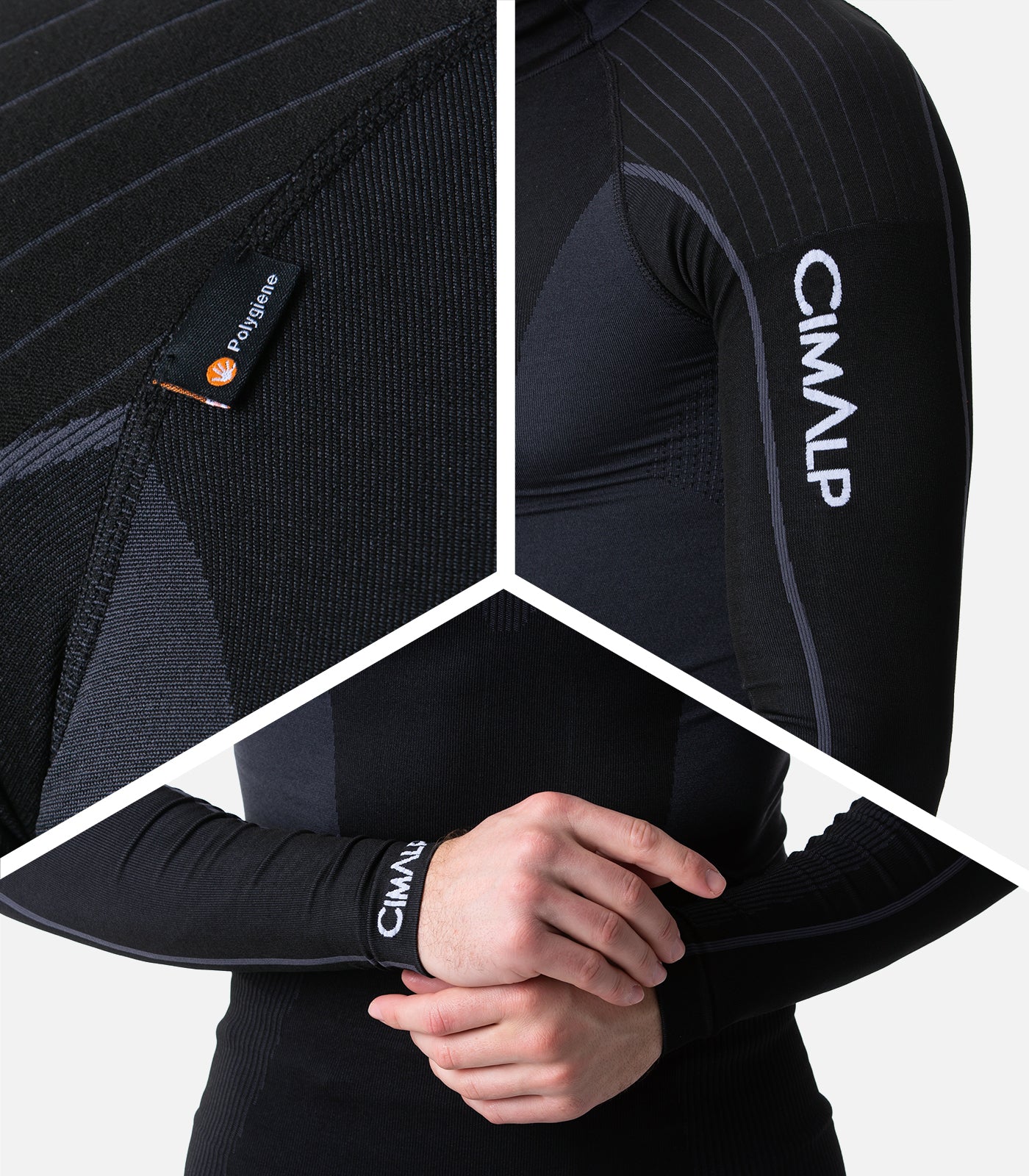 cimalp-seamless-hoodie-top-sous-v-tement-homme-noir-capuche image 5