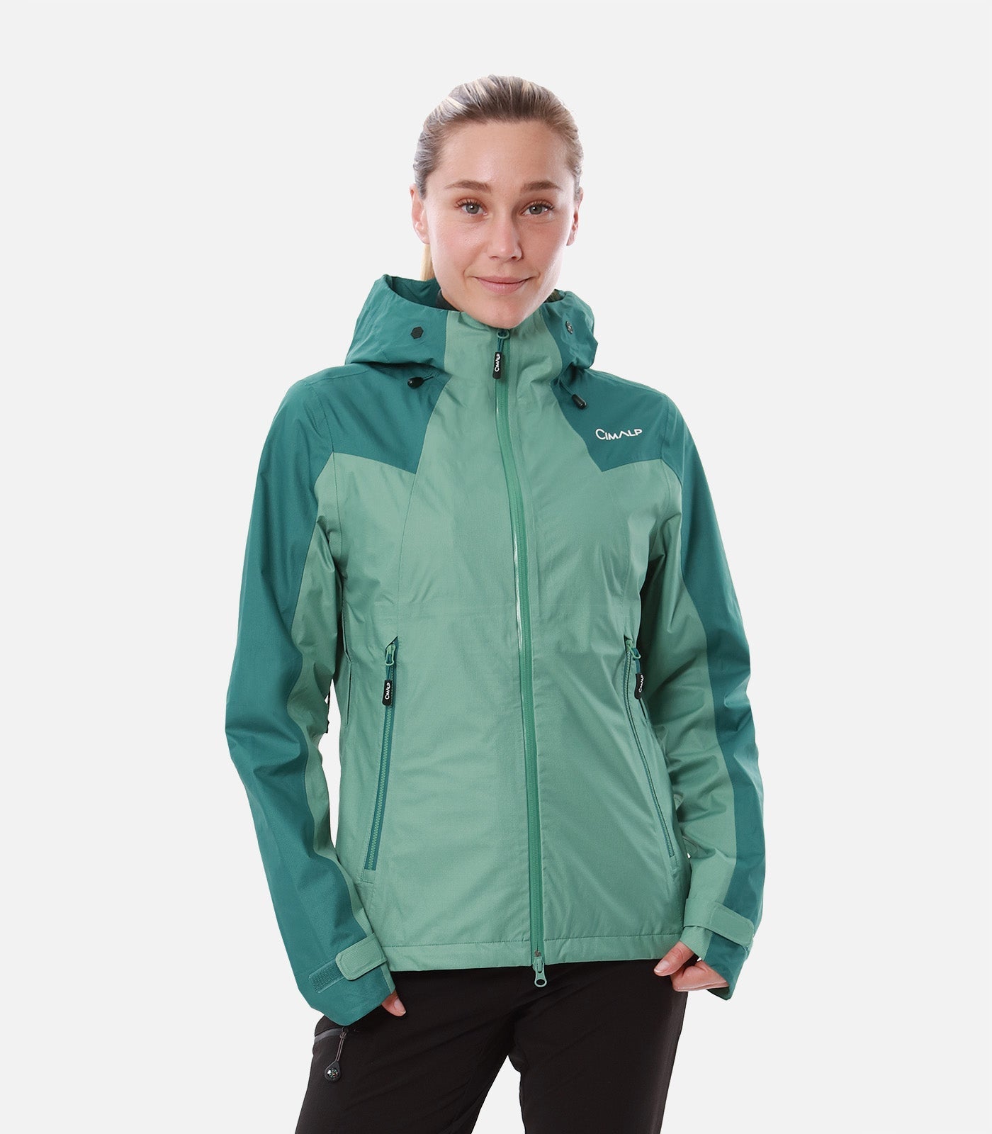cimalp-cosmiques-2-f-veste-imperm-able-femme-verte image 2
