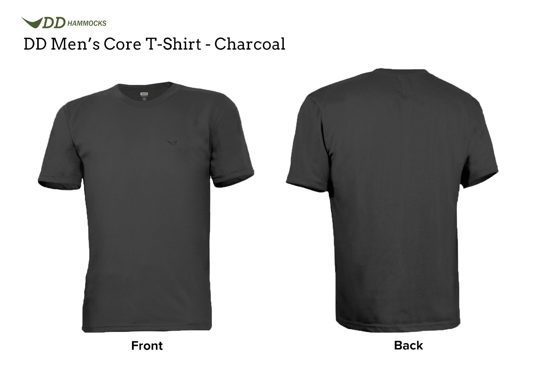dd-core-t-shirt-homme-coton-charcoal image 3