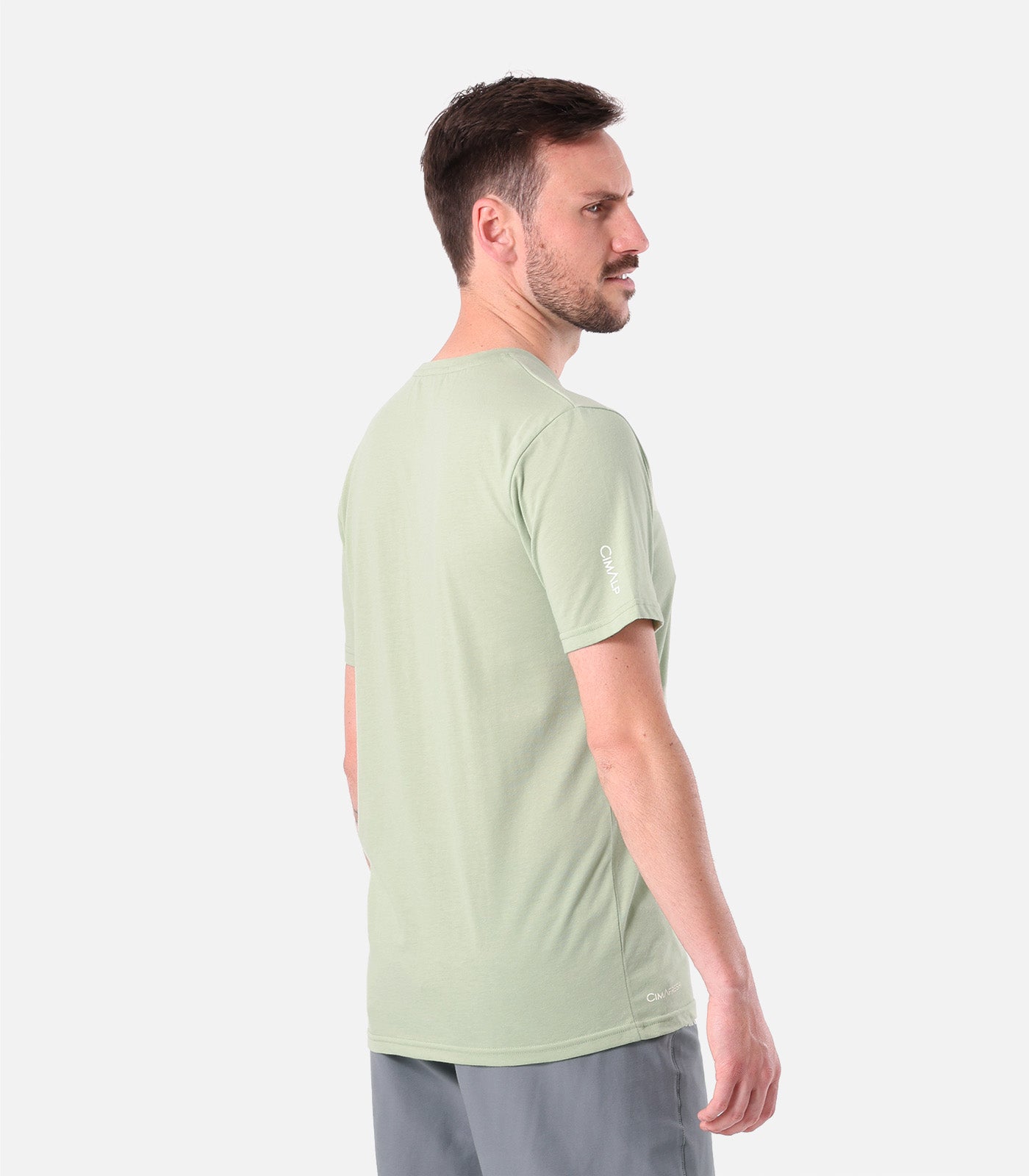 cimalp-herbier-h-t-shirt-randonn-e-homme-kaki-anti-odeur image 3