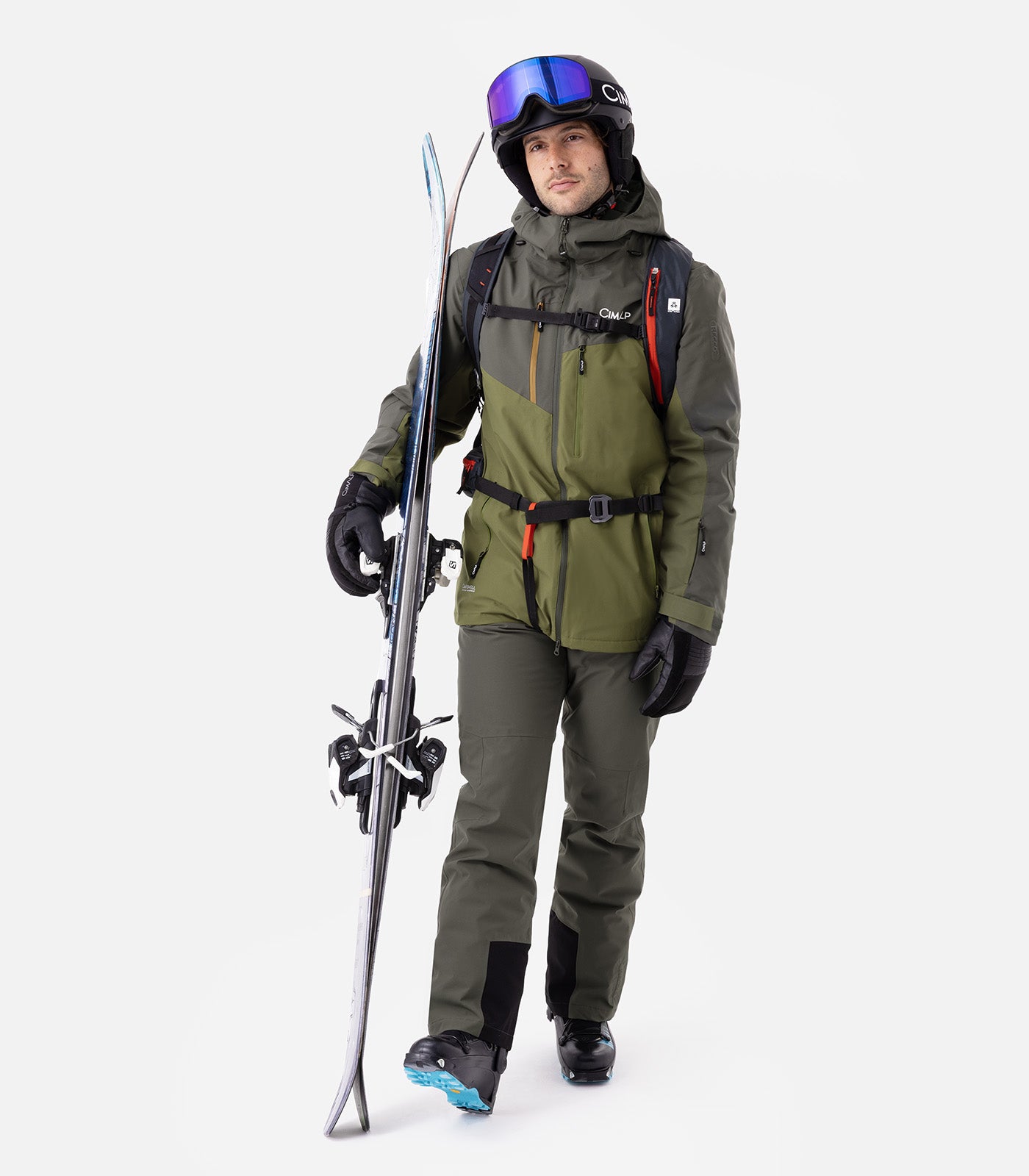 cimalp-caron-h-veste-ski-homme-freeride-kaki image 2