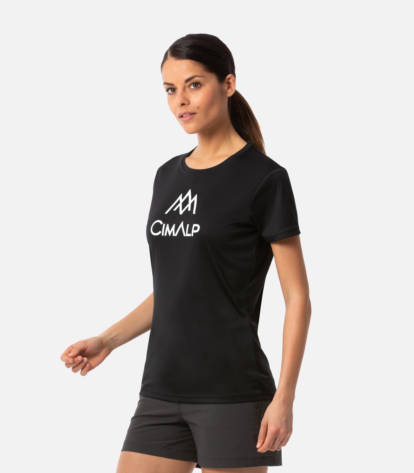 cimalp-impression-f-t-shirt-rando-femme-gris-anti-odeur image 3