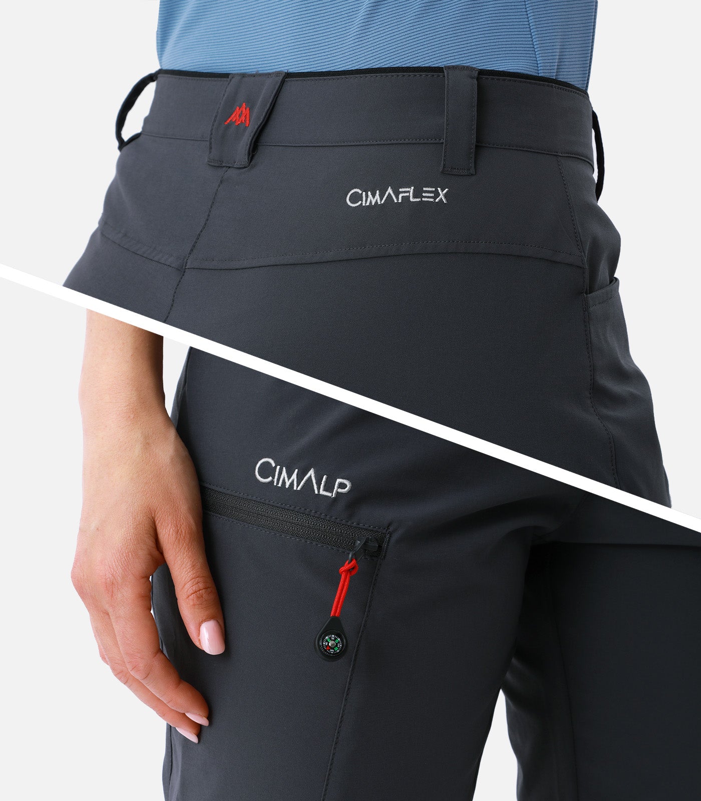 cimalp-levanna-court-2-f-pantalon-randonn-e-femme-sable-stretch image 5