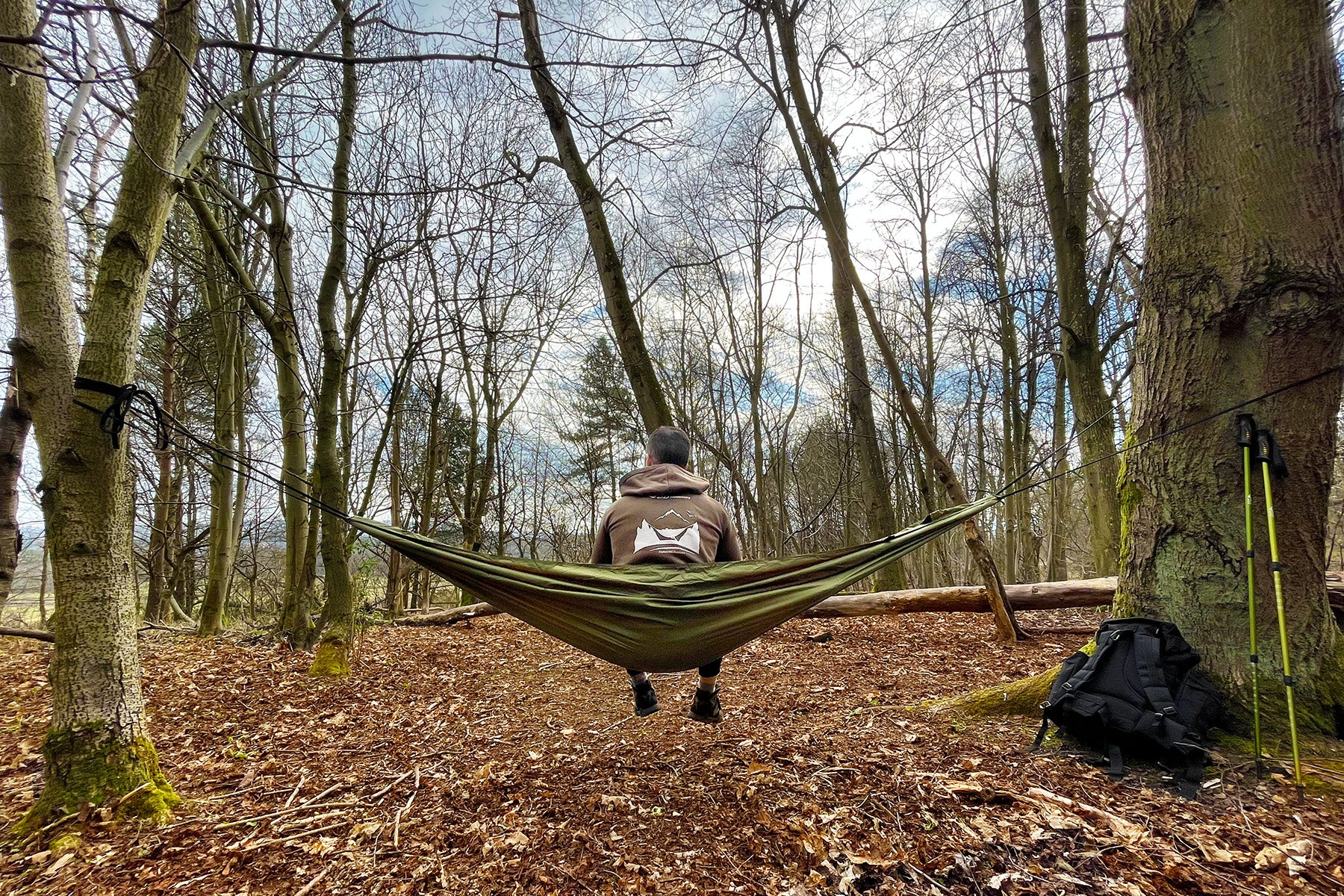 dd-recycled-camping-hamac-olive-double-couche-recycl image 8