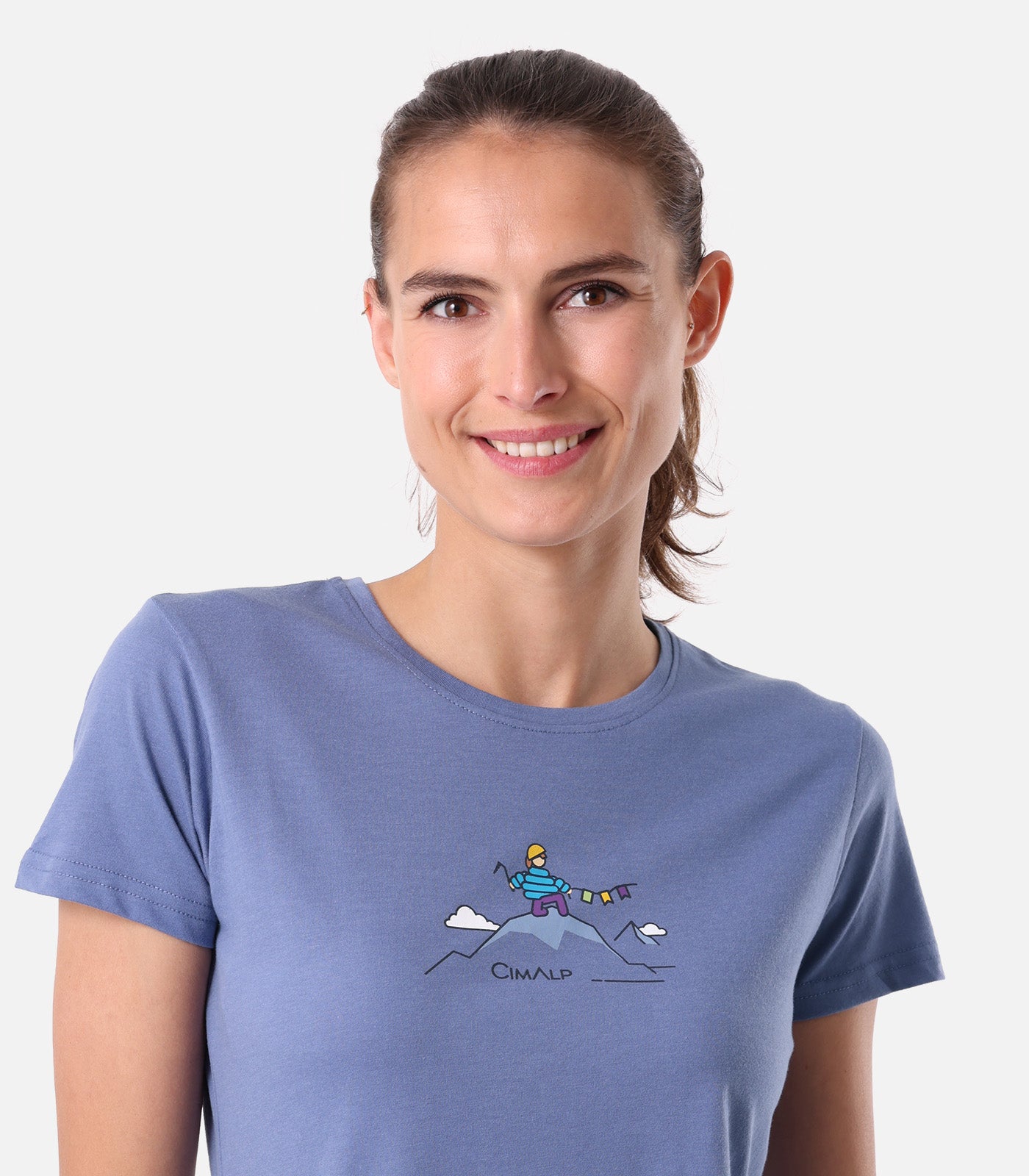 cimalp-alpinist-2-f-t-shirt-randonn-e-femme-bleu image 4